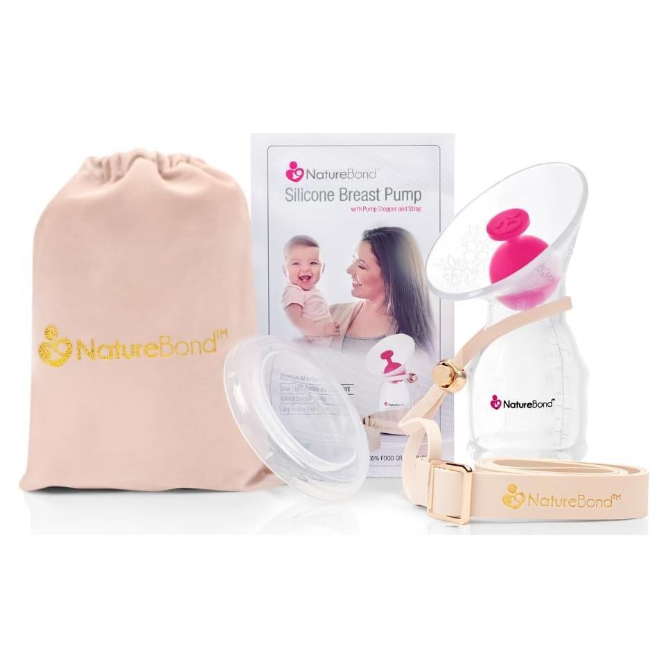 Bomba de Pecho Manual NatureBond de Silicona 100ml - Set Completo