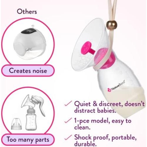 Bomba de Pecho Manual NatureBond de Silicona 100ml - Set Completo