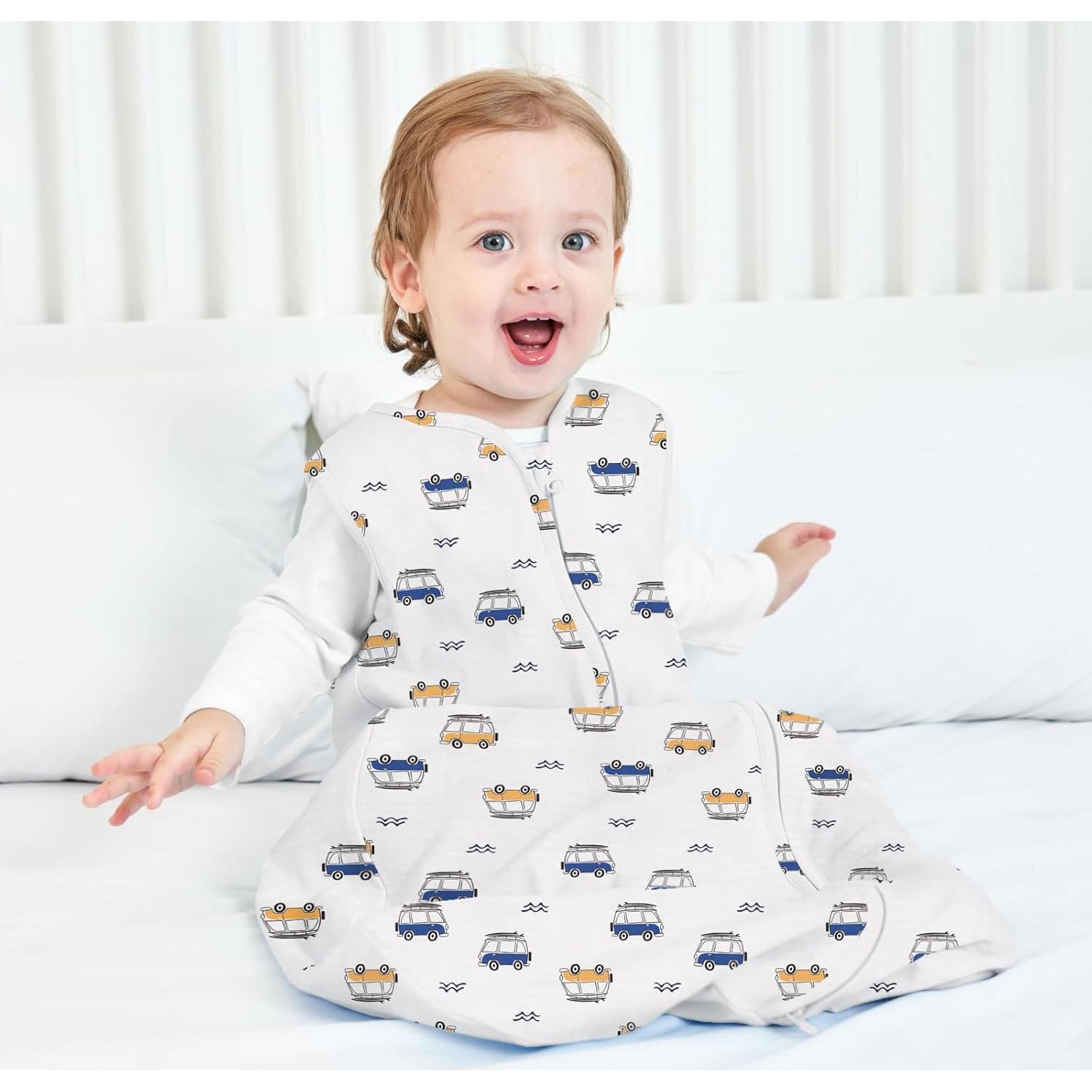 Saco de Sueño Muselina 0.5 TOG Bebé 100% Algodón Orgánico