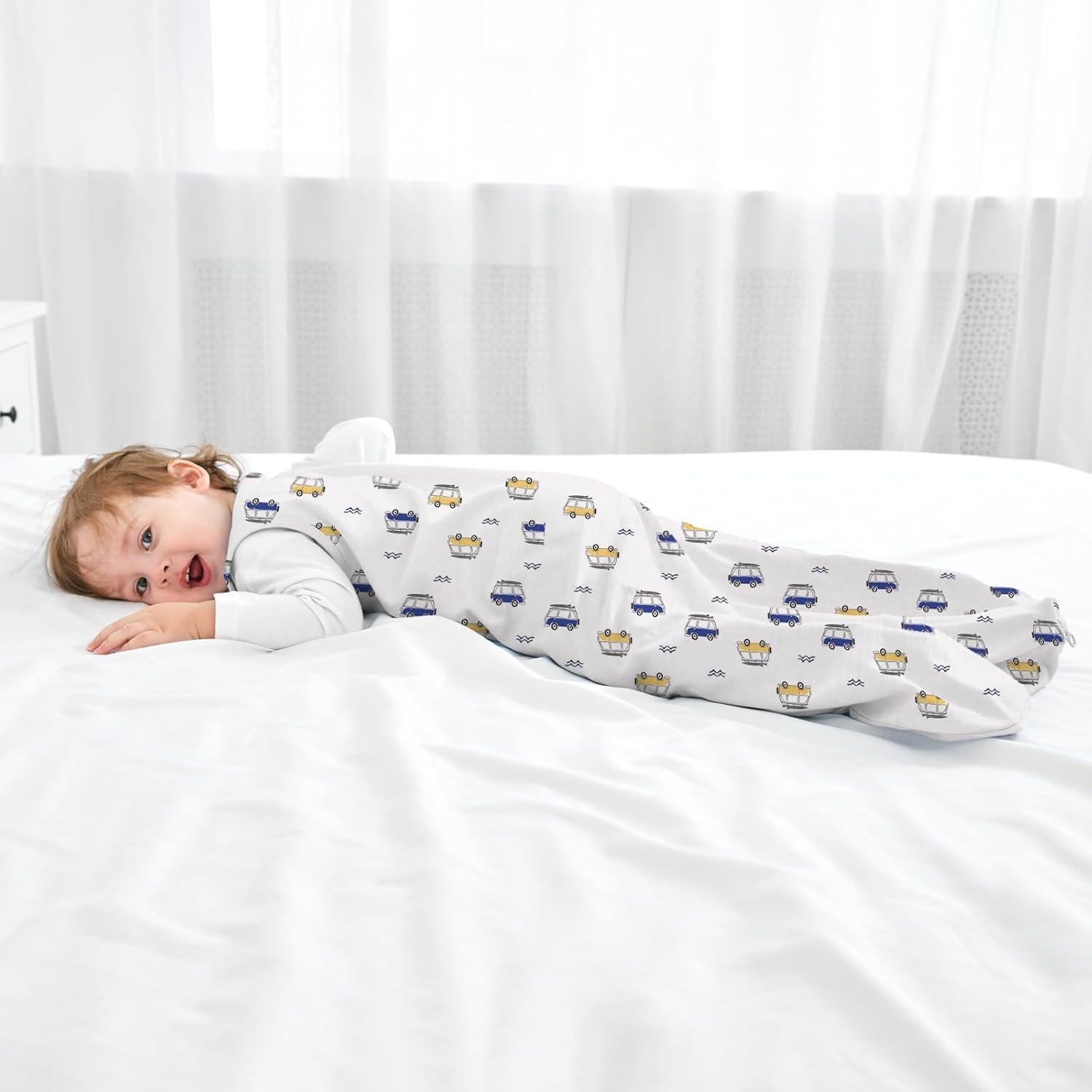 Saco de Sueño Muselina 0.5 TOG Bebé 100% Algodón Orgánico