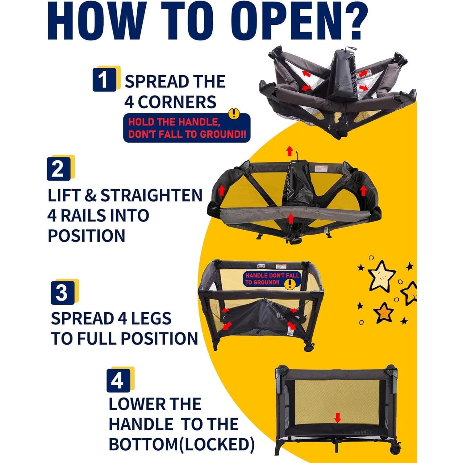 Cuna Lateral 4 en 1 BEKA Gris - Cuna, Parque y Mesa de Cambio