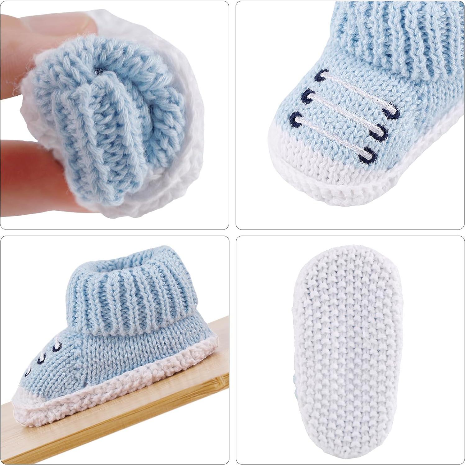 Botines de Punto Suaves para Bebés 0-3 Meses - DUONITITI