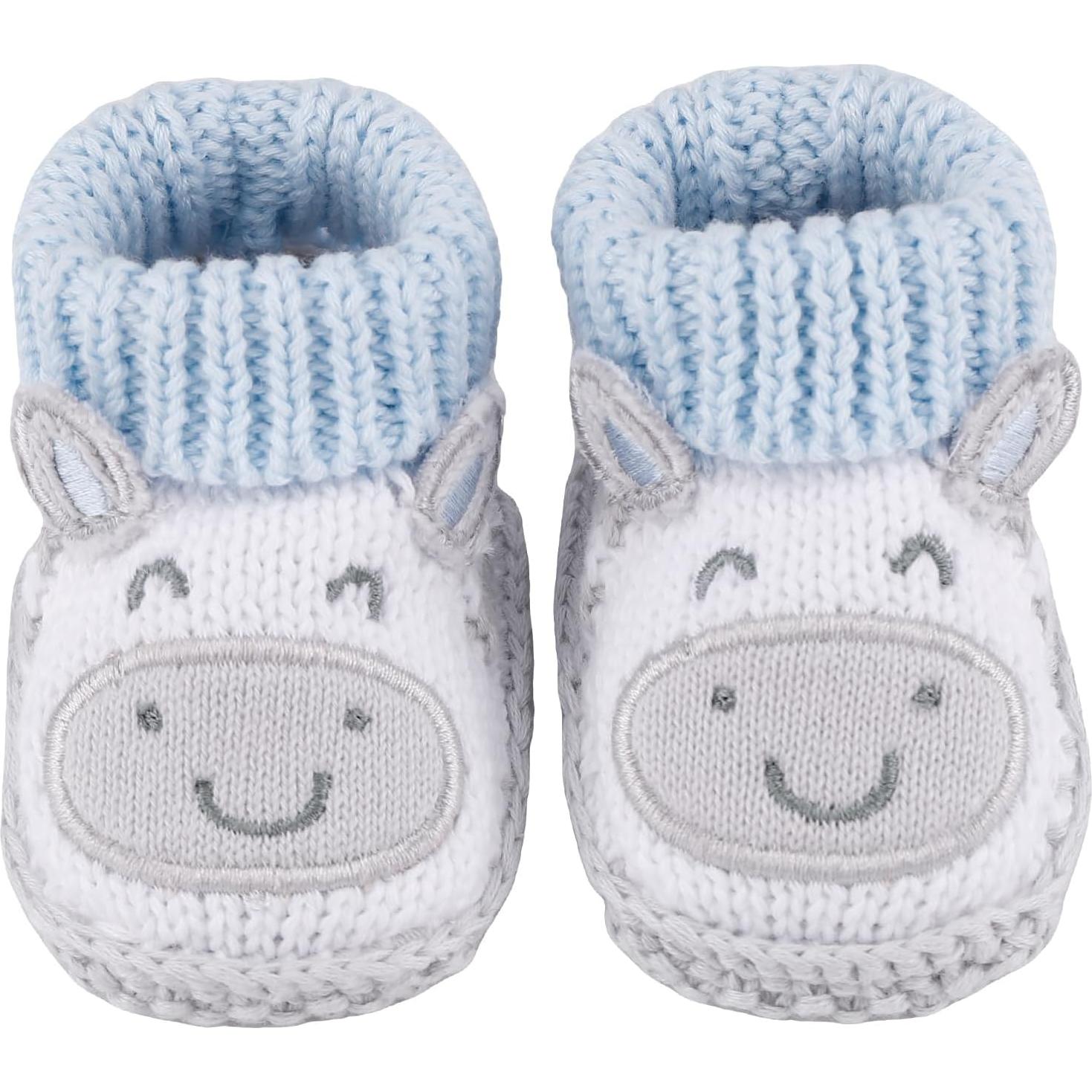 Botines de Punto Suaves para Bebés 0-3 Meses - DUONITITI