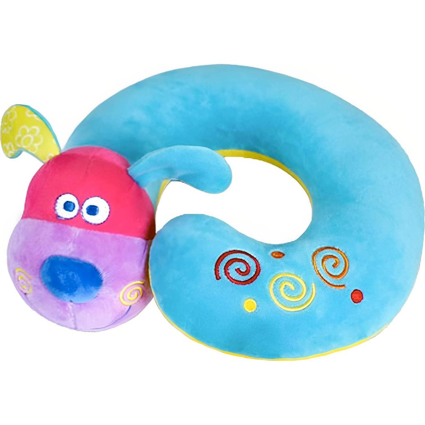 Almohada de Cuello para Niños Qianliyer Azul - Viaje Cómoda