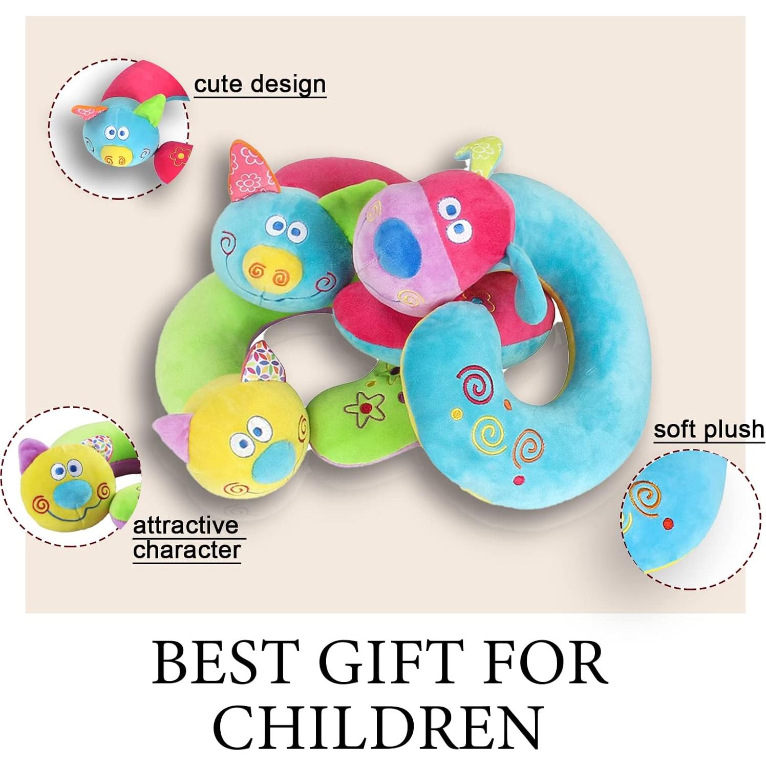 Almohada de Cuello para Niños Qianliyer Azul - Viaje Cómoda