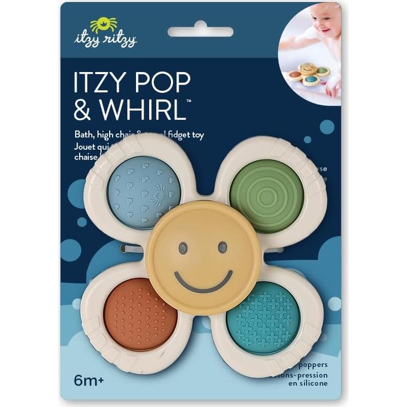 Juguete Sensorial Itzy Ritzy Pop & Whirl para Bebés - Silicona