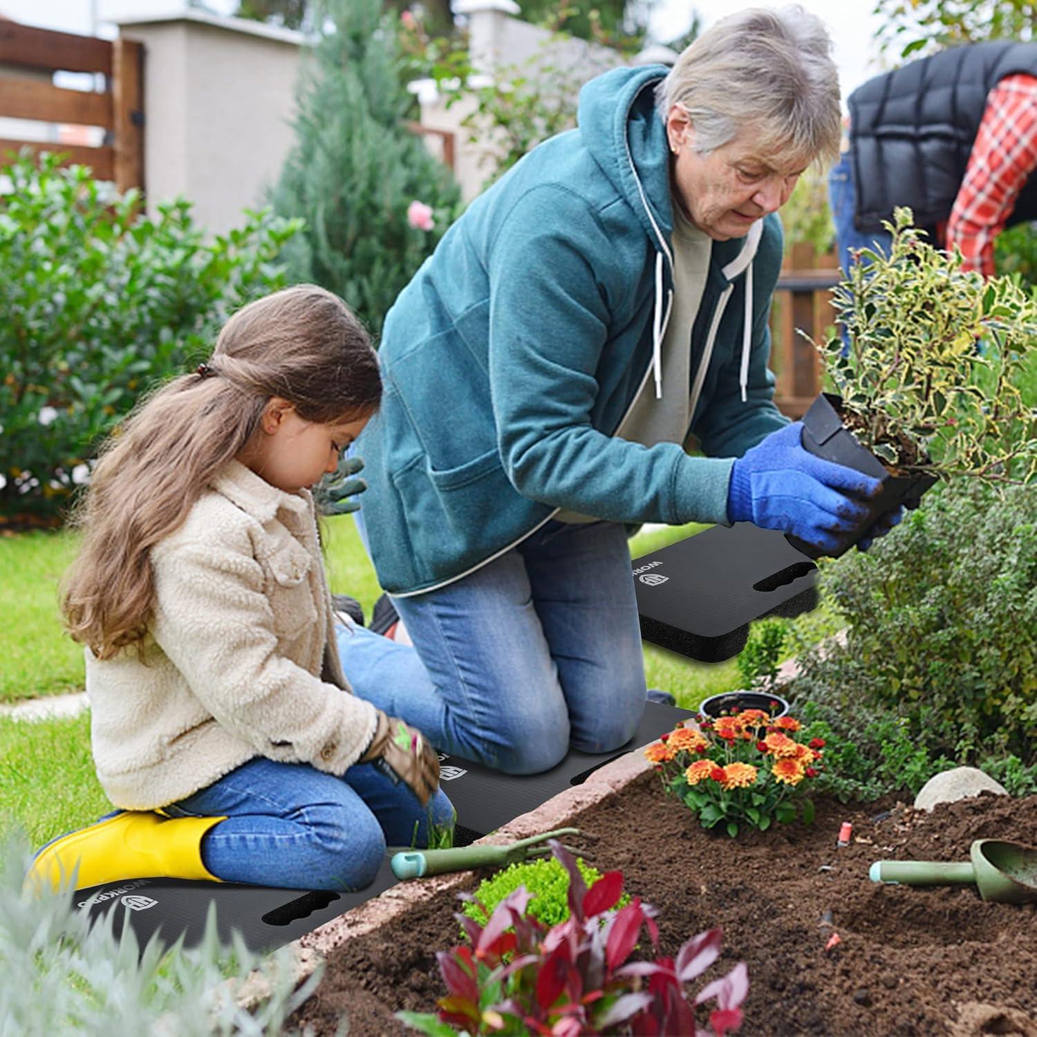 Almohadilla de Rodillas WORKPRO, Paquete de 2, 44.5x27.9cm, Negra