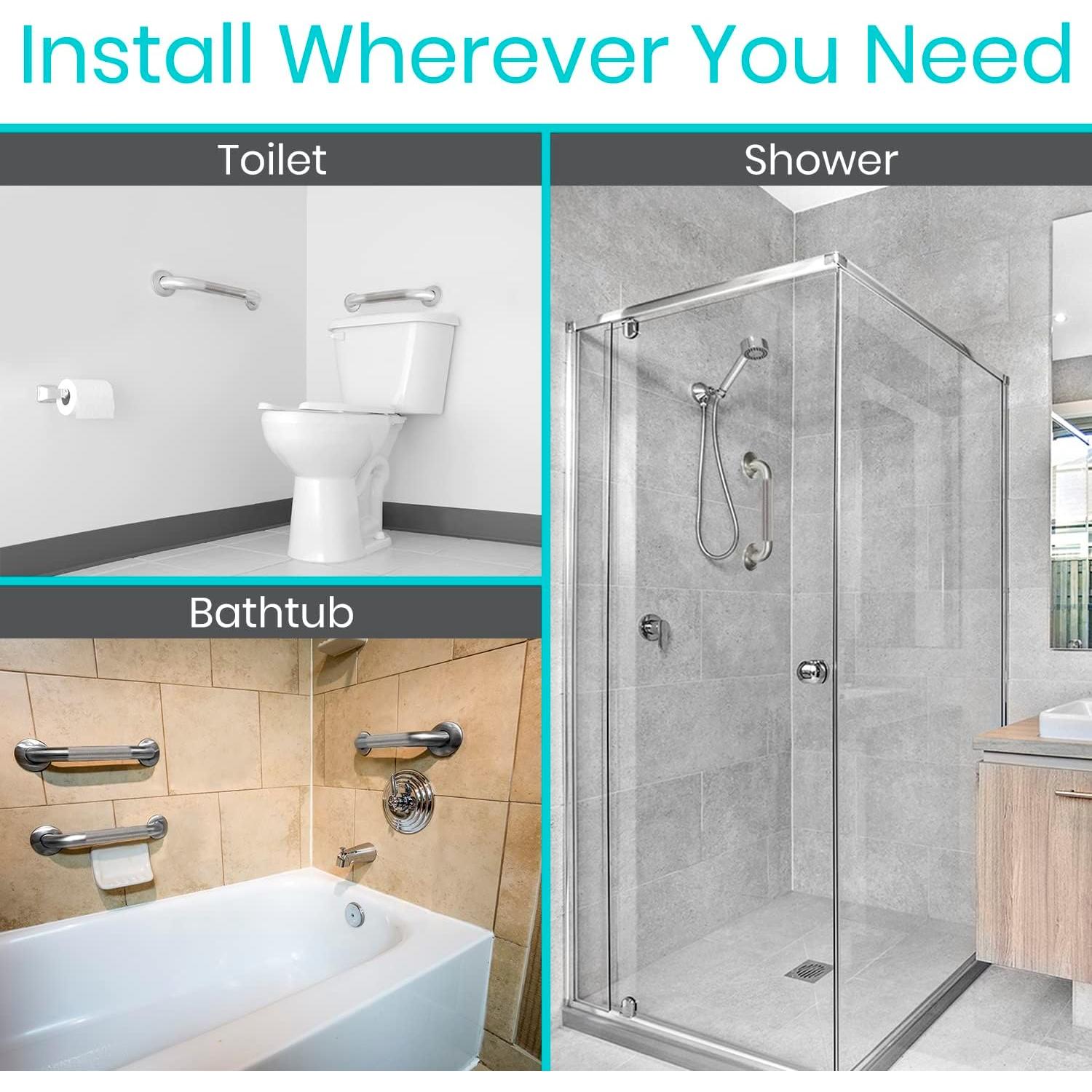 Barra de Agarre Vive Acero Inoxidable 30.48 cm 200 kg