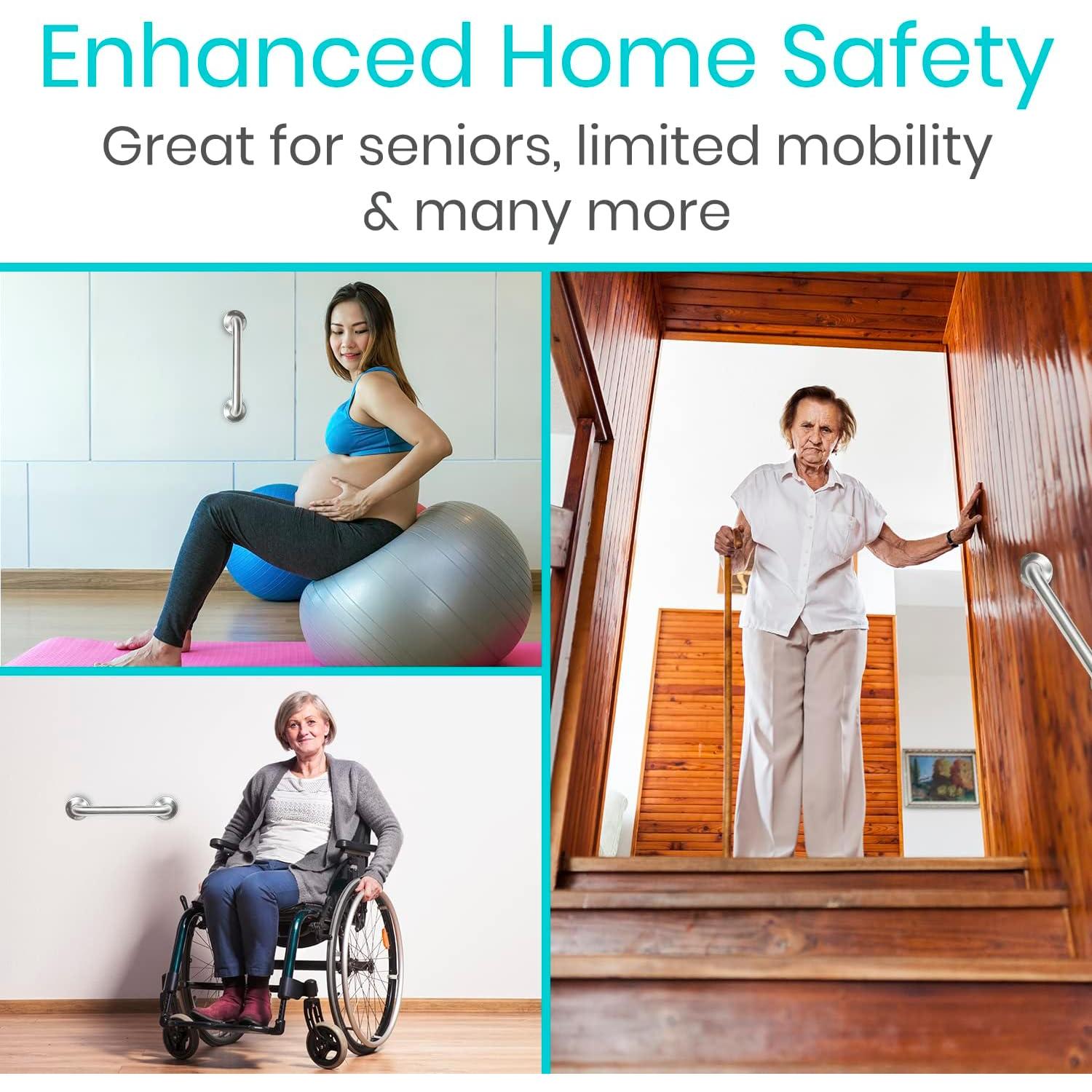 Barra de Agarre Vive Acero Inoxidable 30.48 cm 200 kg