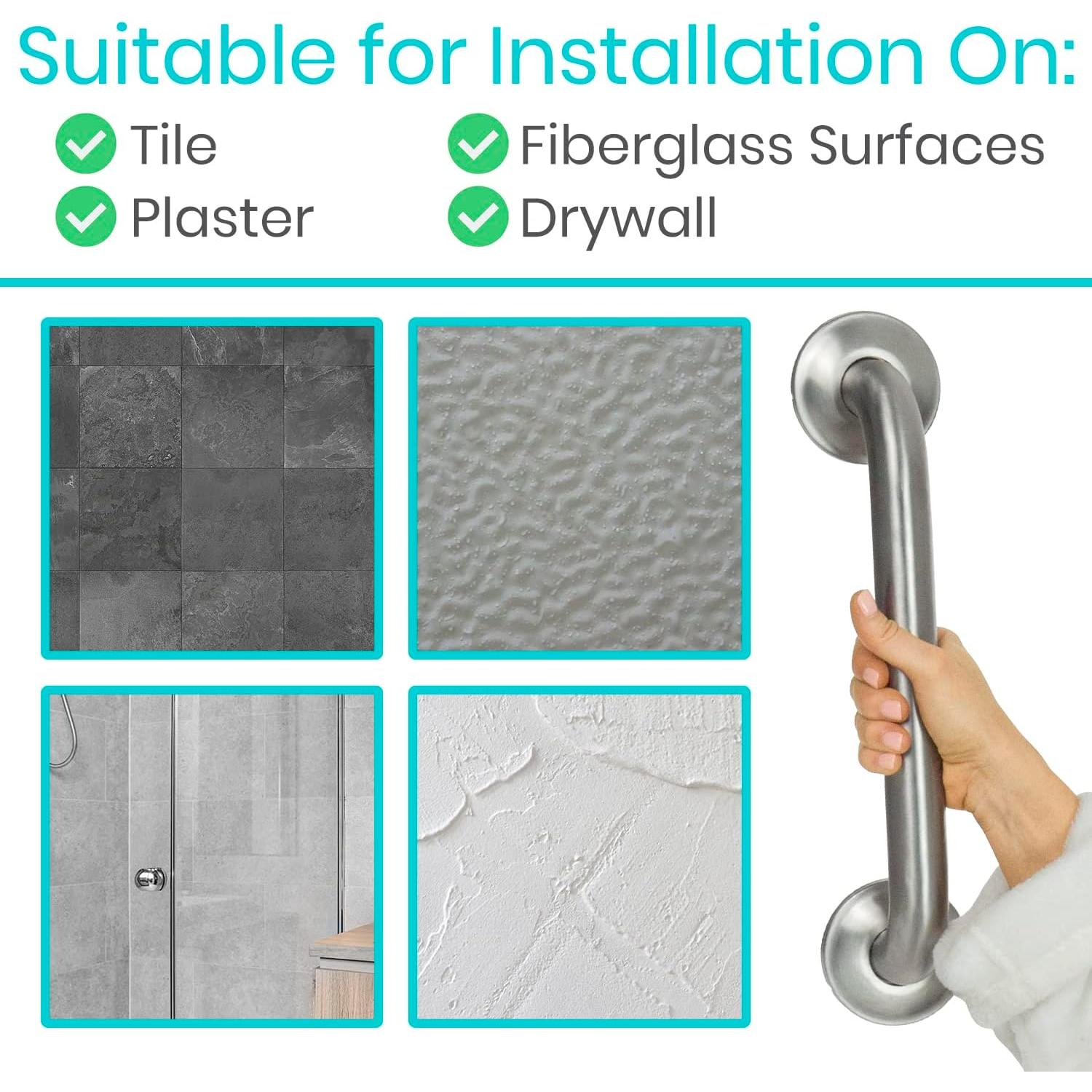 Barra de Agarre Vive Acero Inoxidable 30.48 cm 200 kg