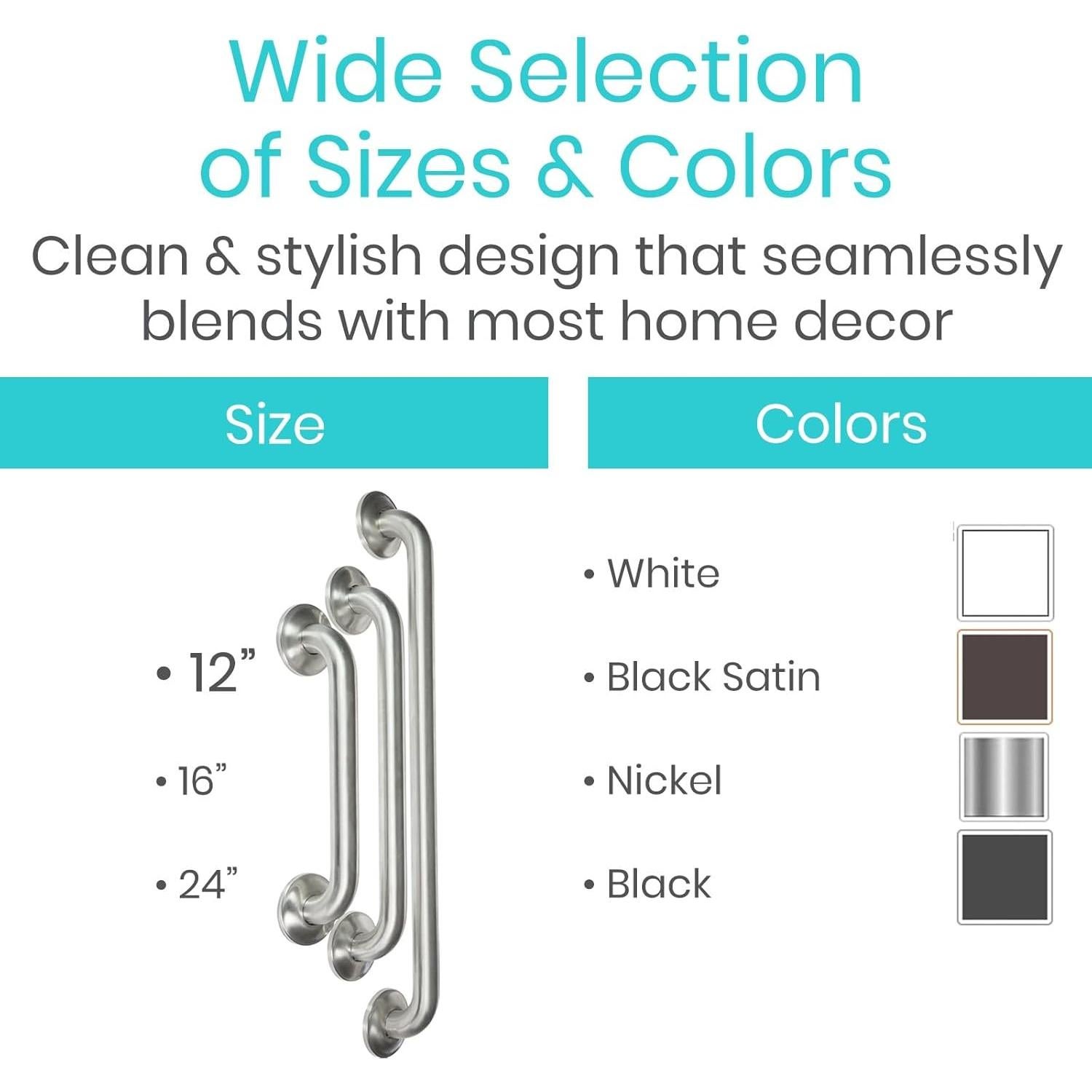 Barra de Agarre Vive Acero Inoxidable 30.48 cm 200 kg