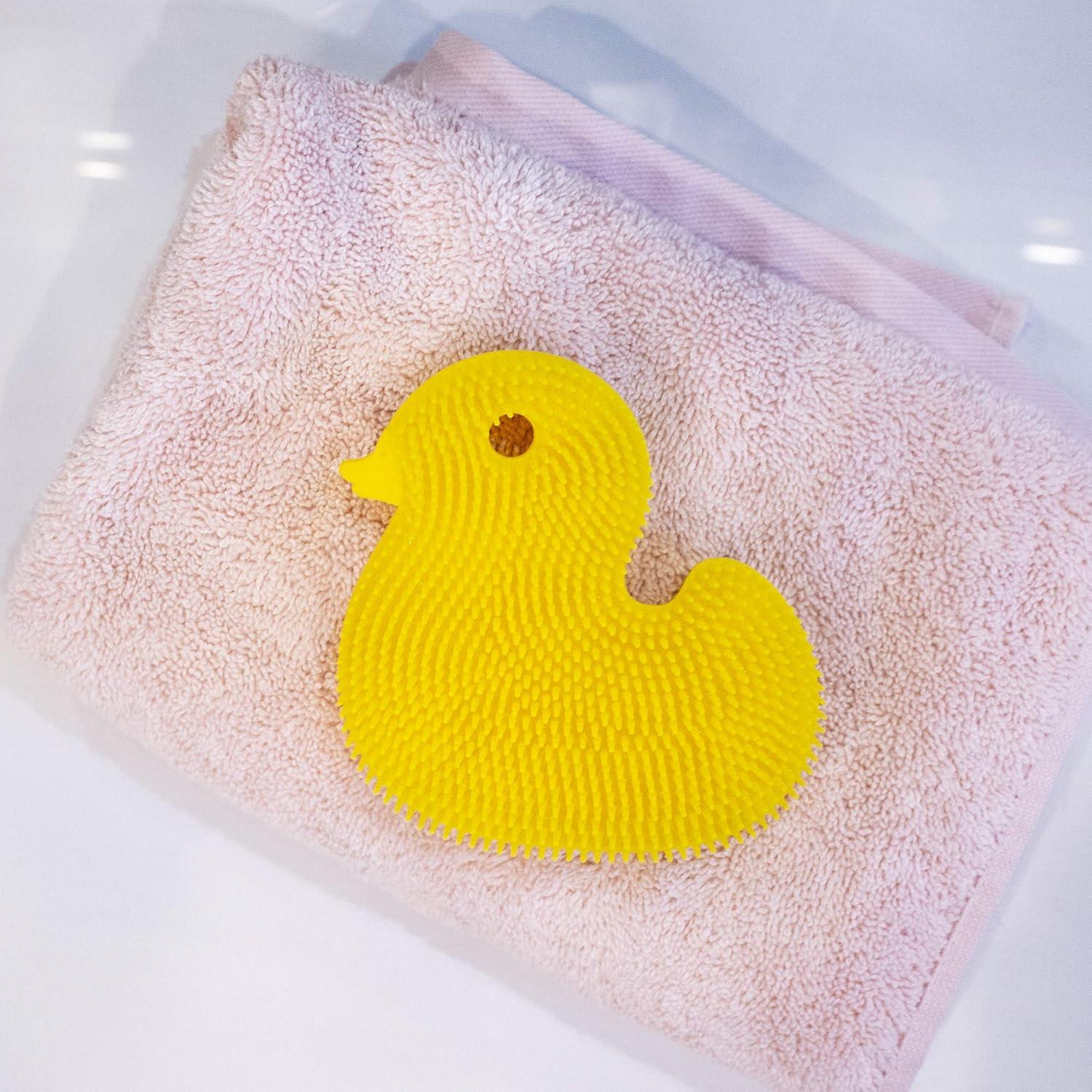 Esponja de Silicona Amarilla Innobaby en Forma de Pato
