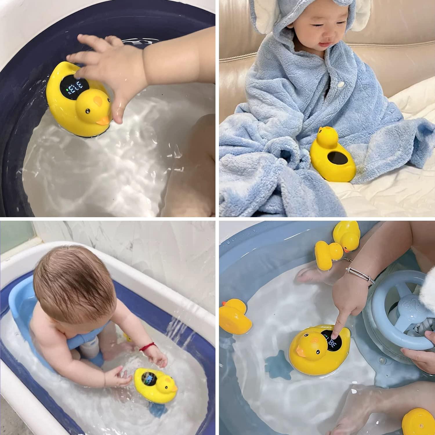 Termómetro de baño IOG Pato para bebés - Flotante seguro