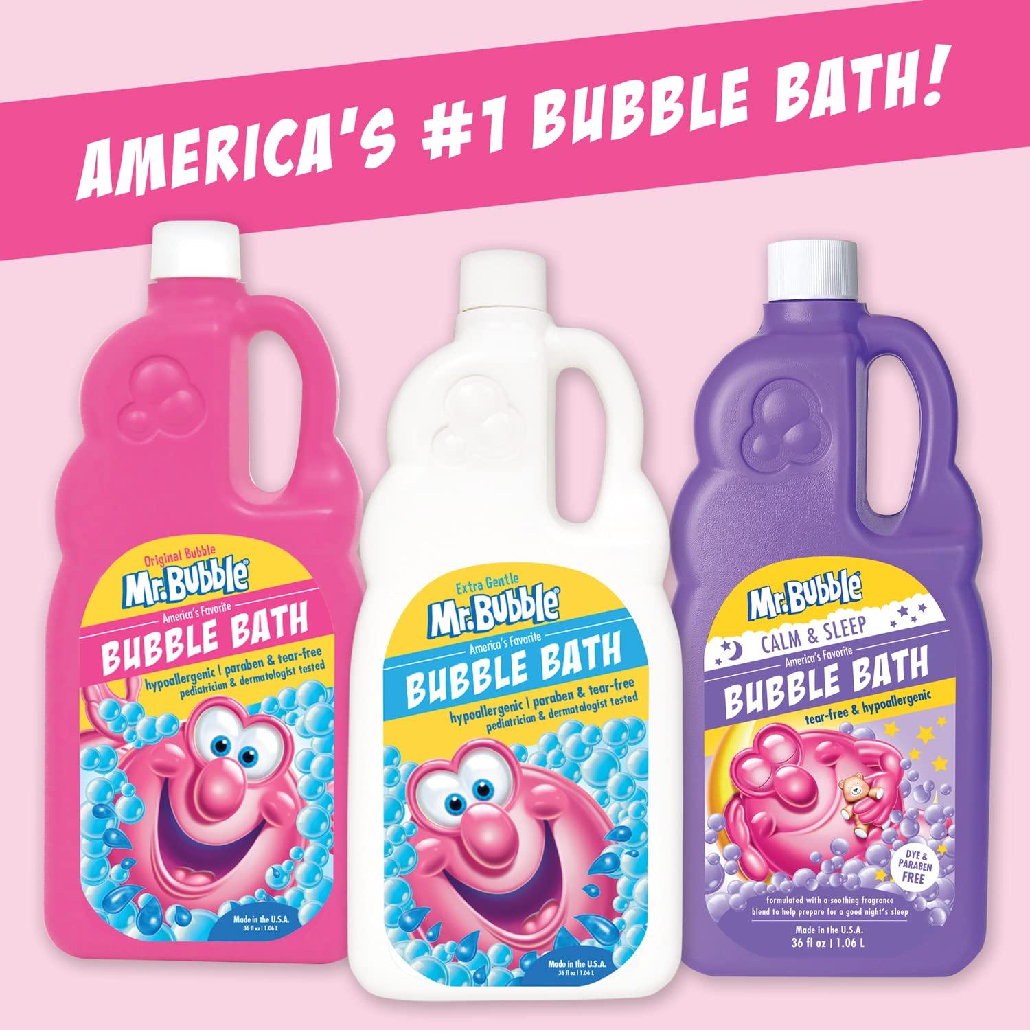 Baño de Burbujas Mr. Bubble - Aroma Original a Chicle - 2 Botellas 473 ml