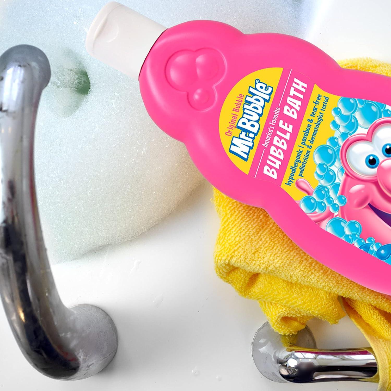 Baño de Burbujas Mr. Bubble - Aroma Original a Chicle - 2 Botellas 473 ml