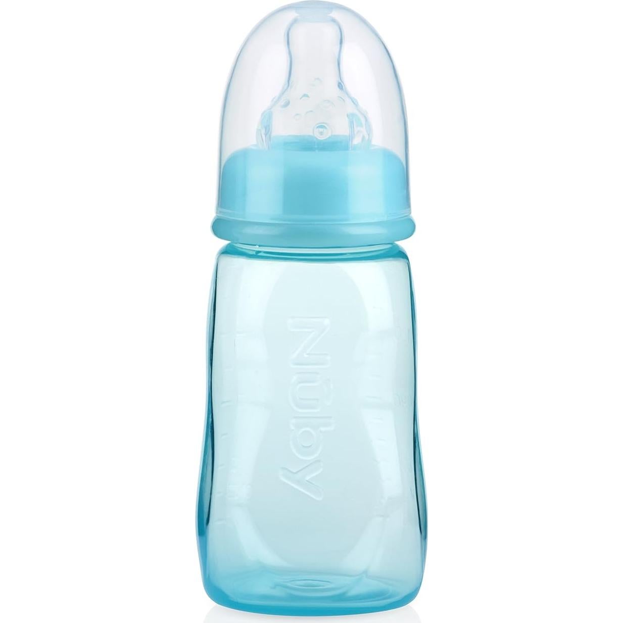 Botella Estándar Nuby Nurser 120ml Libre de BPA Colores Variados