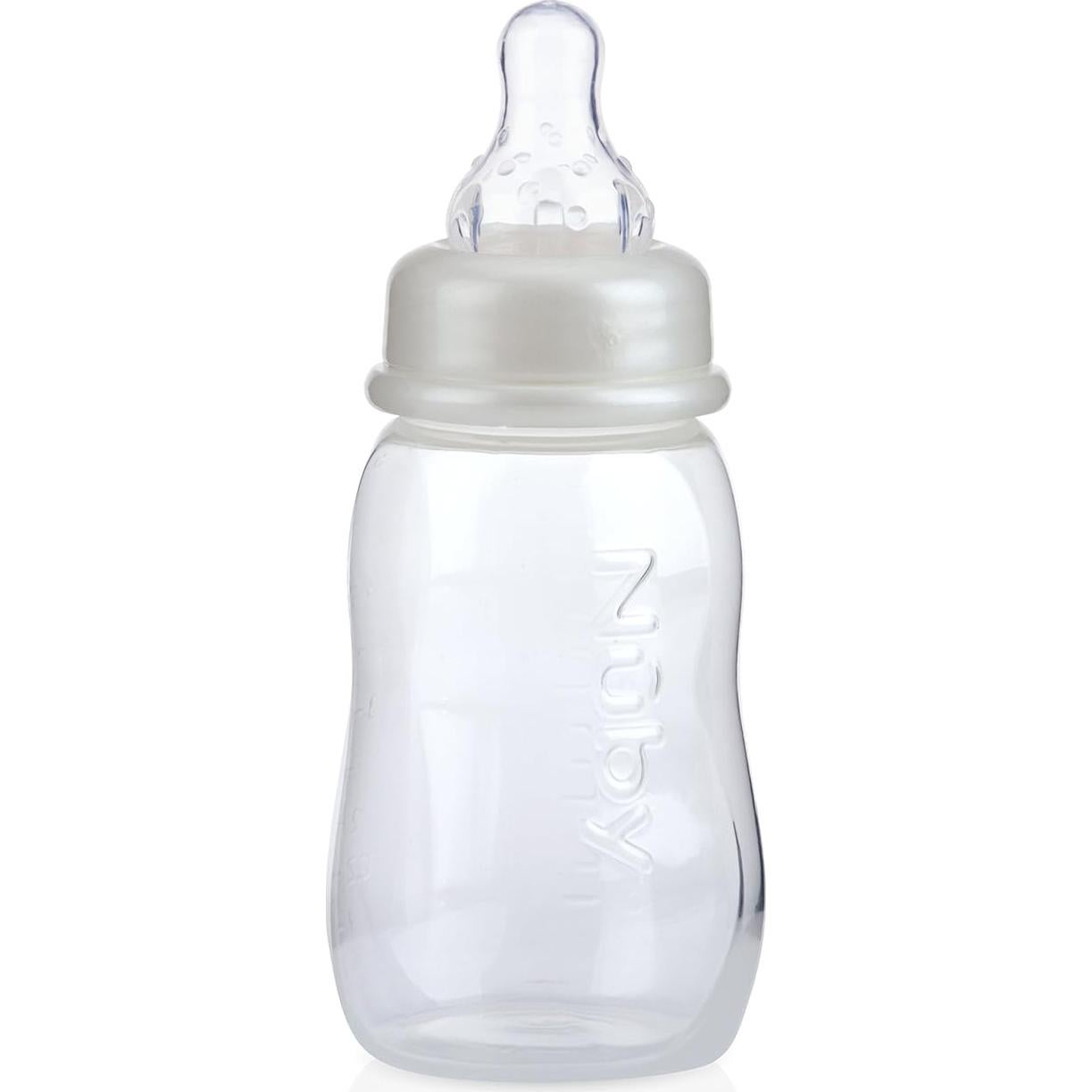 Botella Estándar Nuby Nurser 120ml Libre de BPA Colores Variados