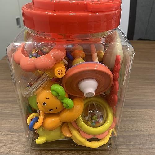 Sonajeros y Mordedores MOONTOY 12 Piezas Bebés 0-12 Meses