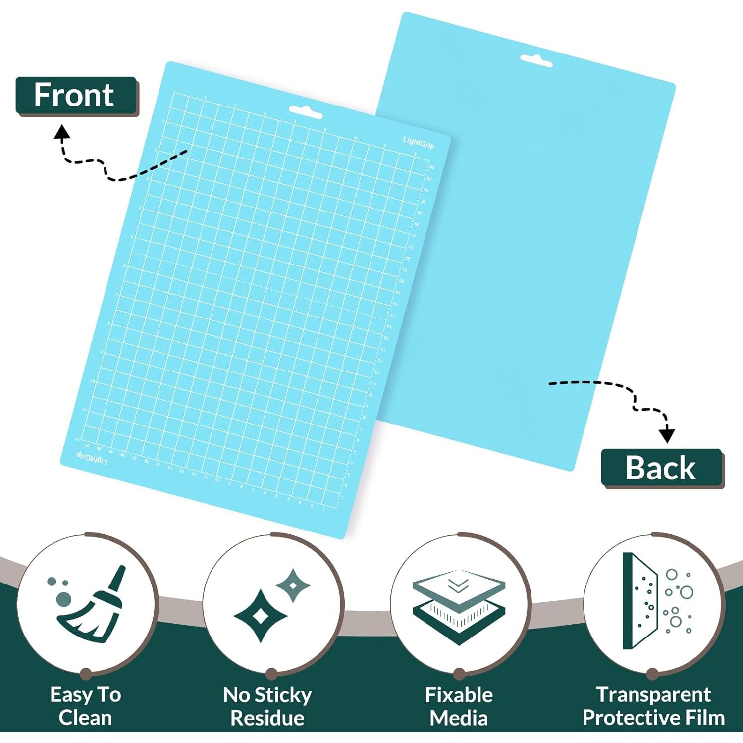 Alfombrillas de Corte WISYOK 30.5x21.6 cm Paquete de 2