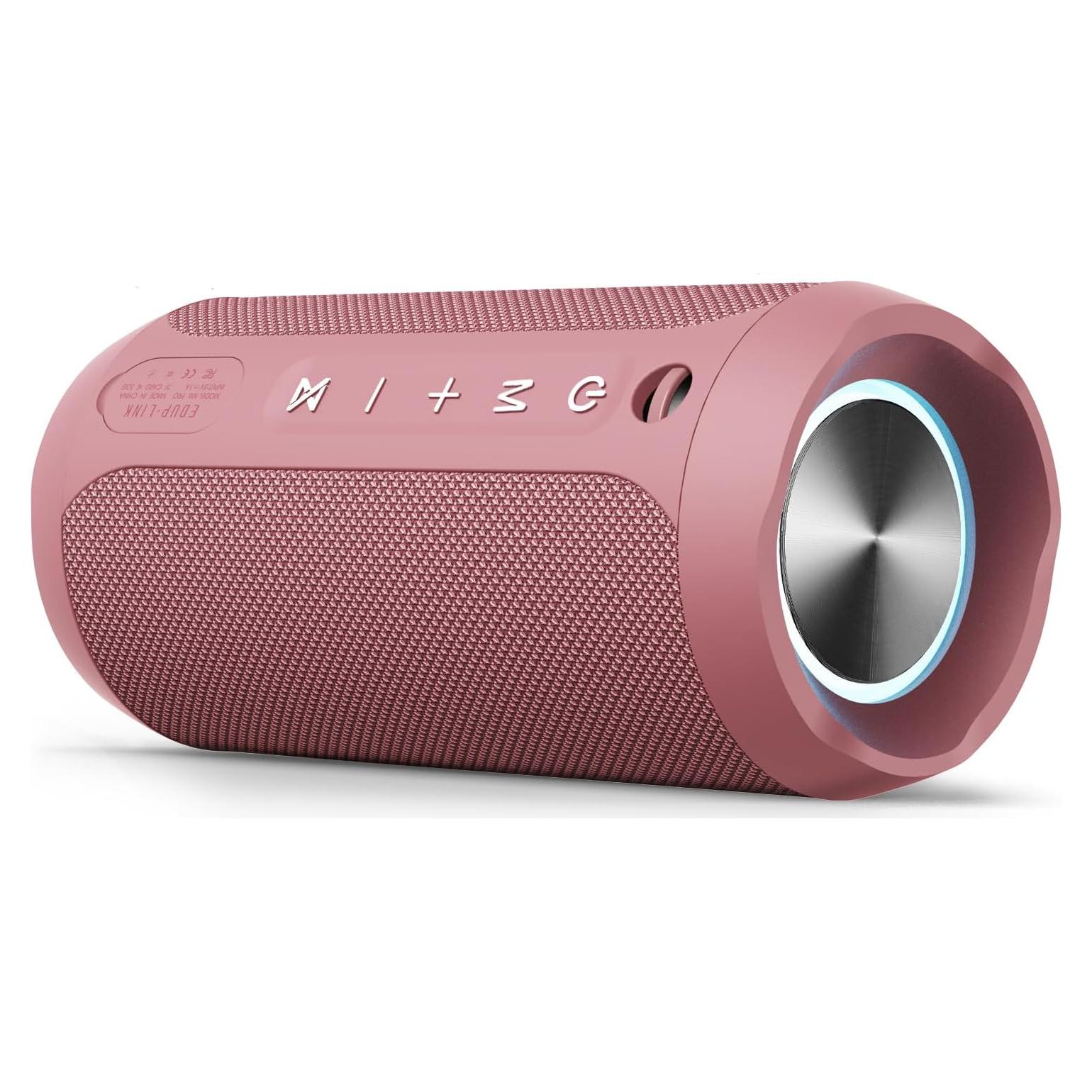 Altavoz Bluetooth EDUPLINK IPX7 Rosa Portátil Impermeable