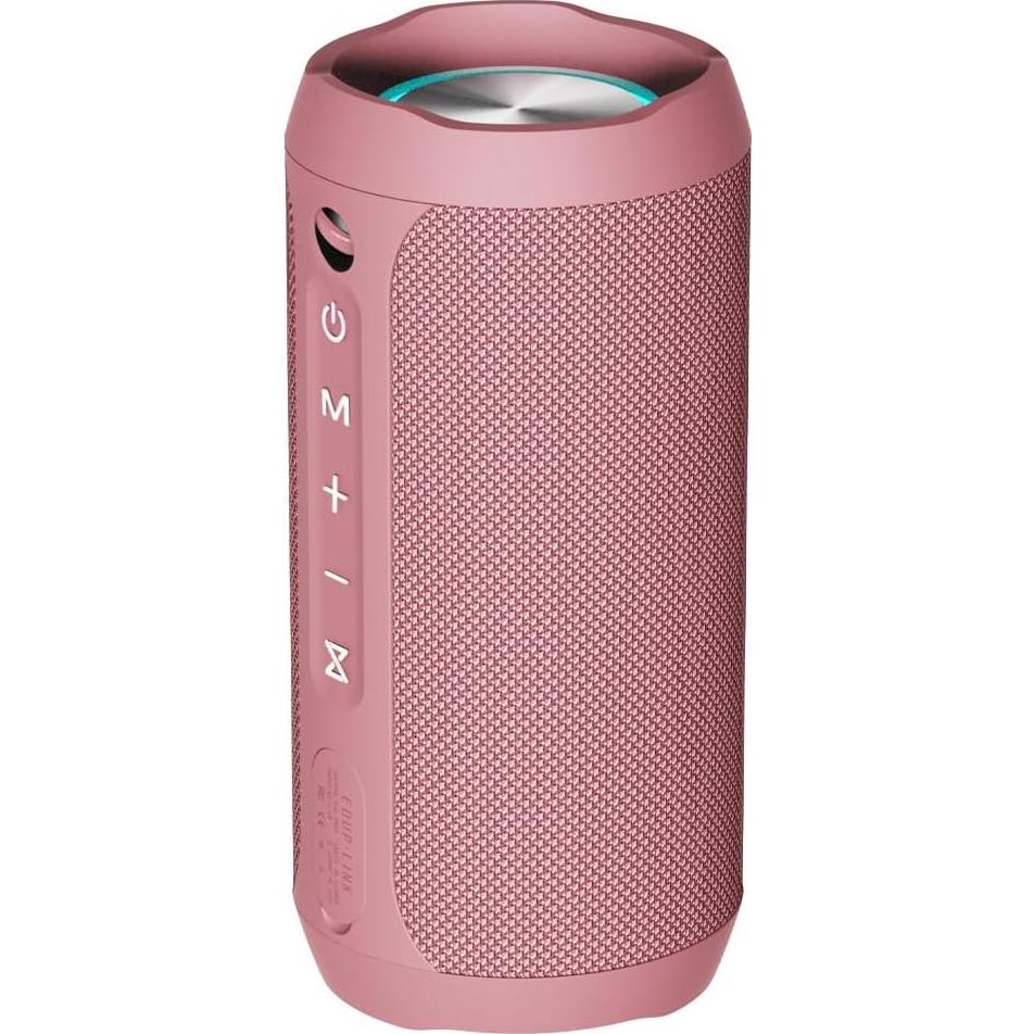 Altavoz Bluetooth EDUPLINK IPX7 Rosa Portátil Impermeable