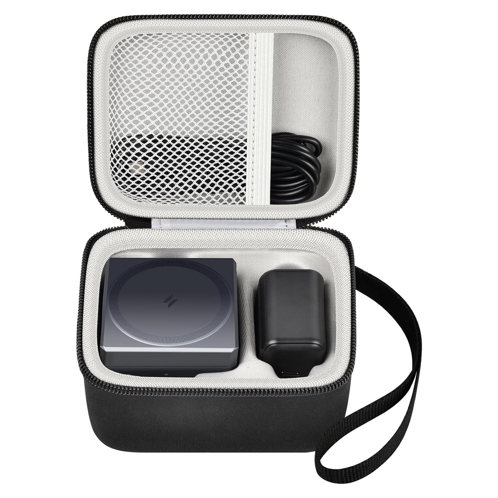 Funda PAIYULE para Cargador MagSafe 3-en-1 Anker Negro