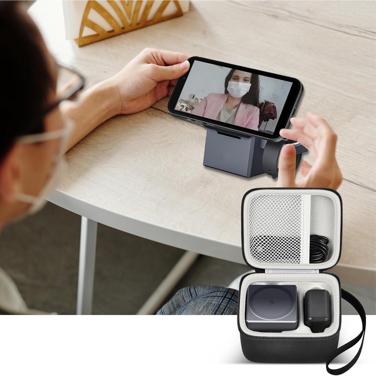 Funda PAIYULE para Cargador MagSafe 3-en-1 Anker Negro