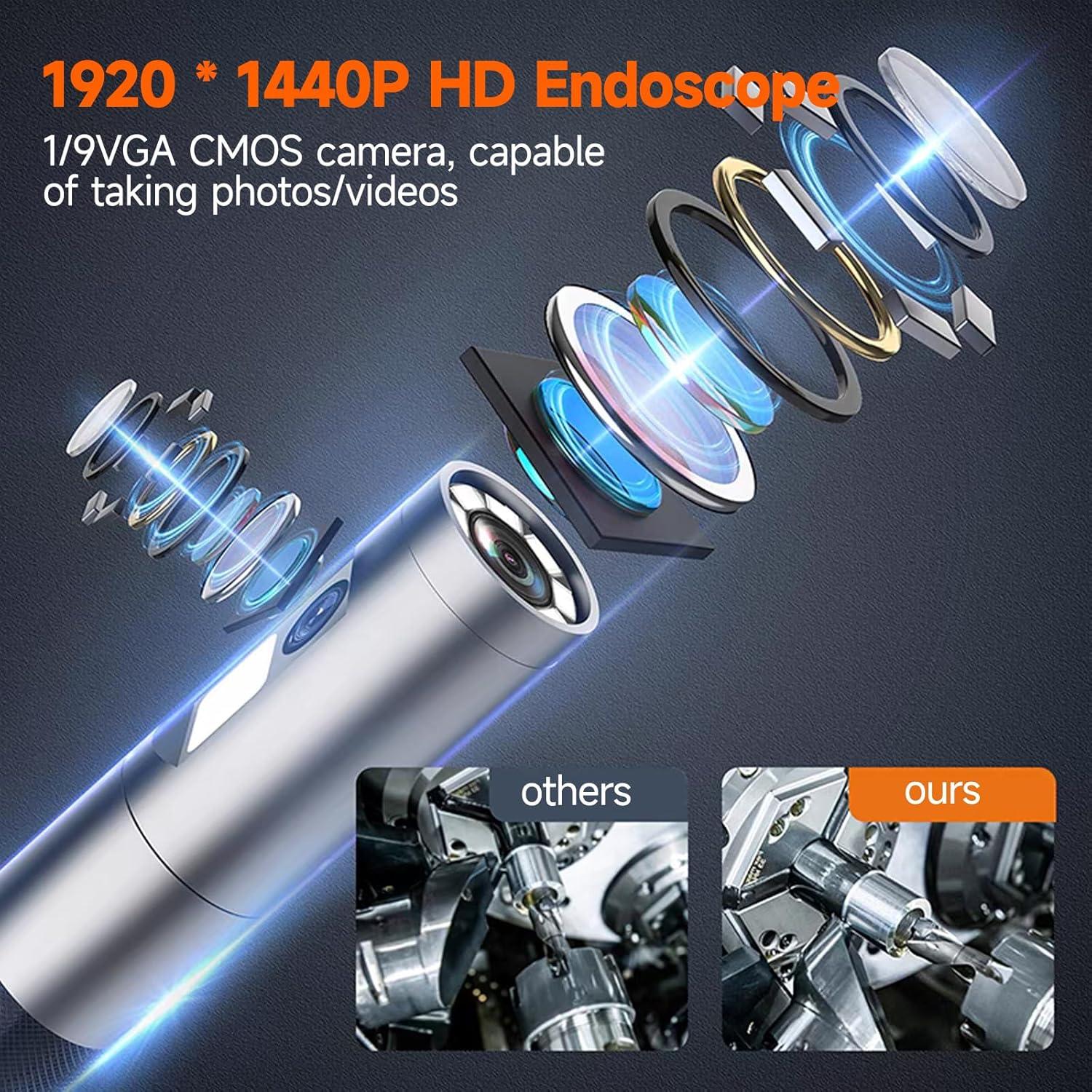 Cámara Endoscópica Doble Lente Gzpce 180° HD 1080P IP67