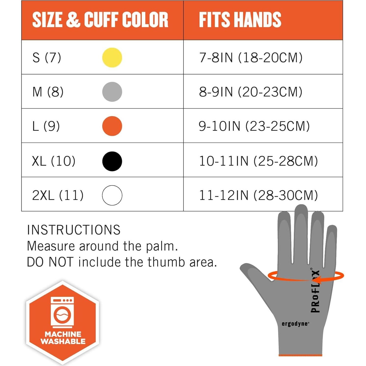 Guantes de Trabajo Ergodyne ProFlex 7024, Resistentes a Cortes A2