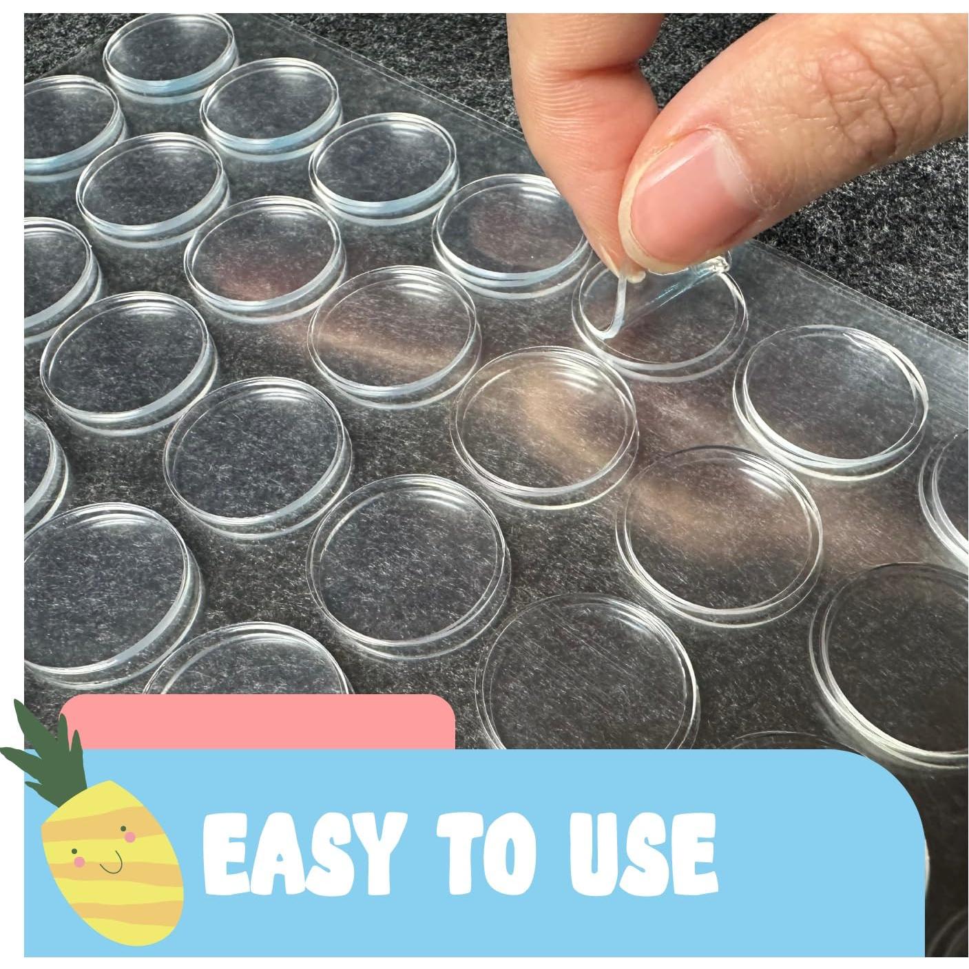 Puntos Adhesivos Doble Cara D-NYX 280 Piezas Transparentes