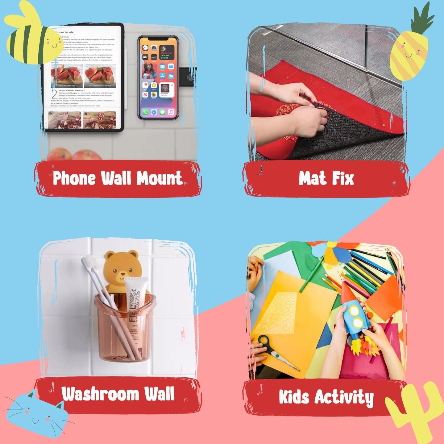 Puntos Adhesivos Doble Cara D-NYX 280 Piezas Transparentes