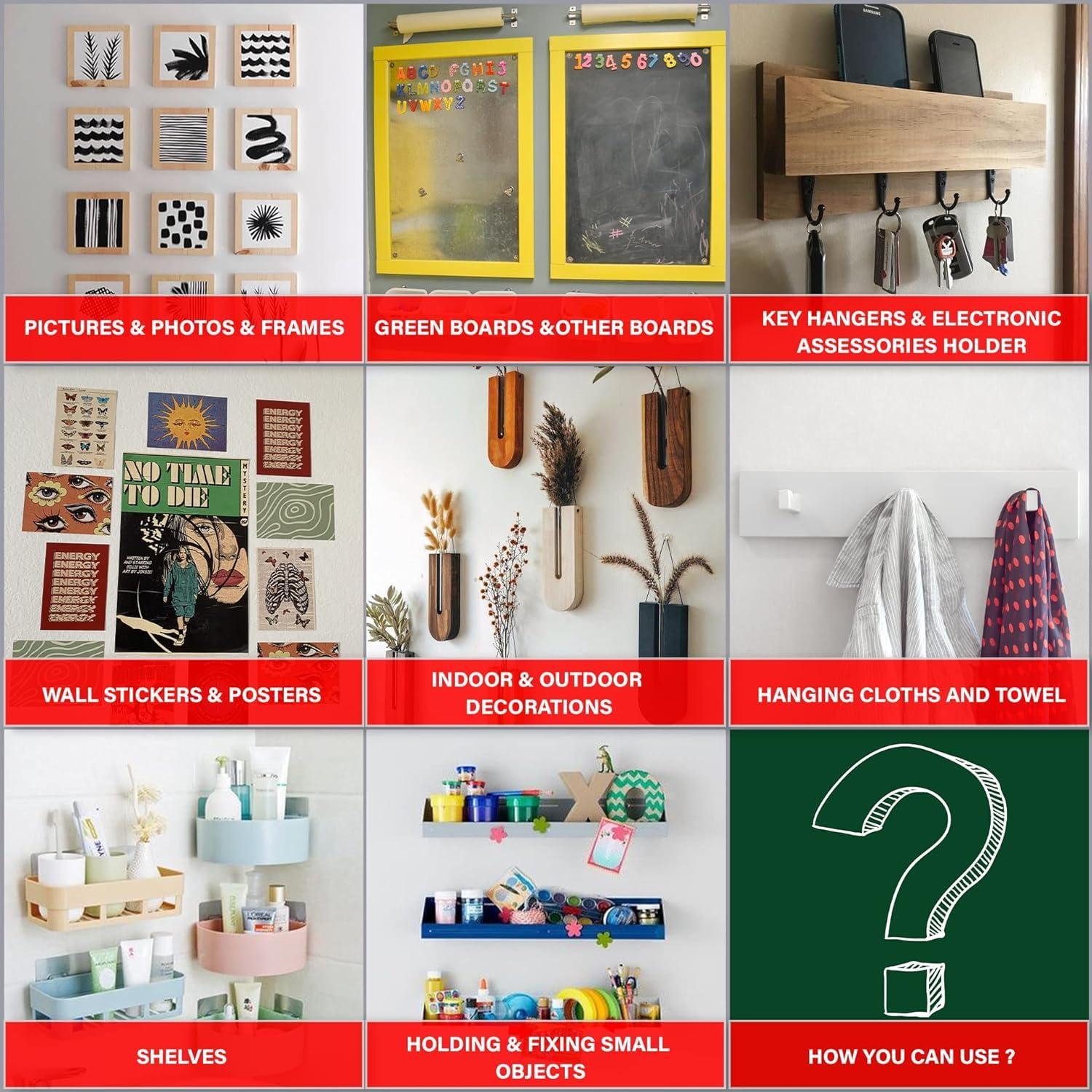 Puntos Adhesivos Doble Cara D-NYX 280 Piezas Transparentes