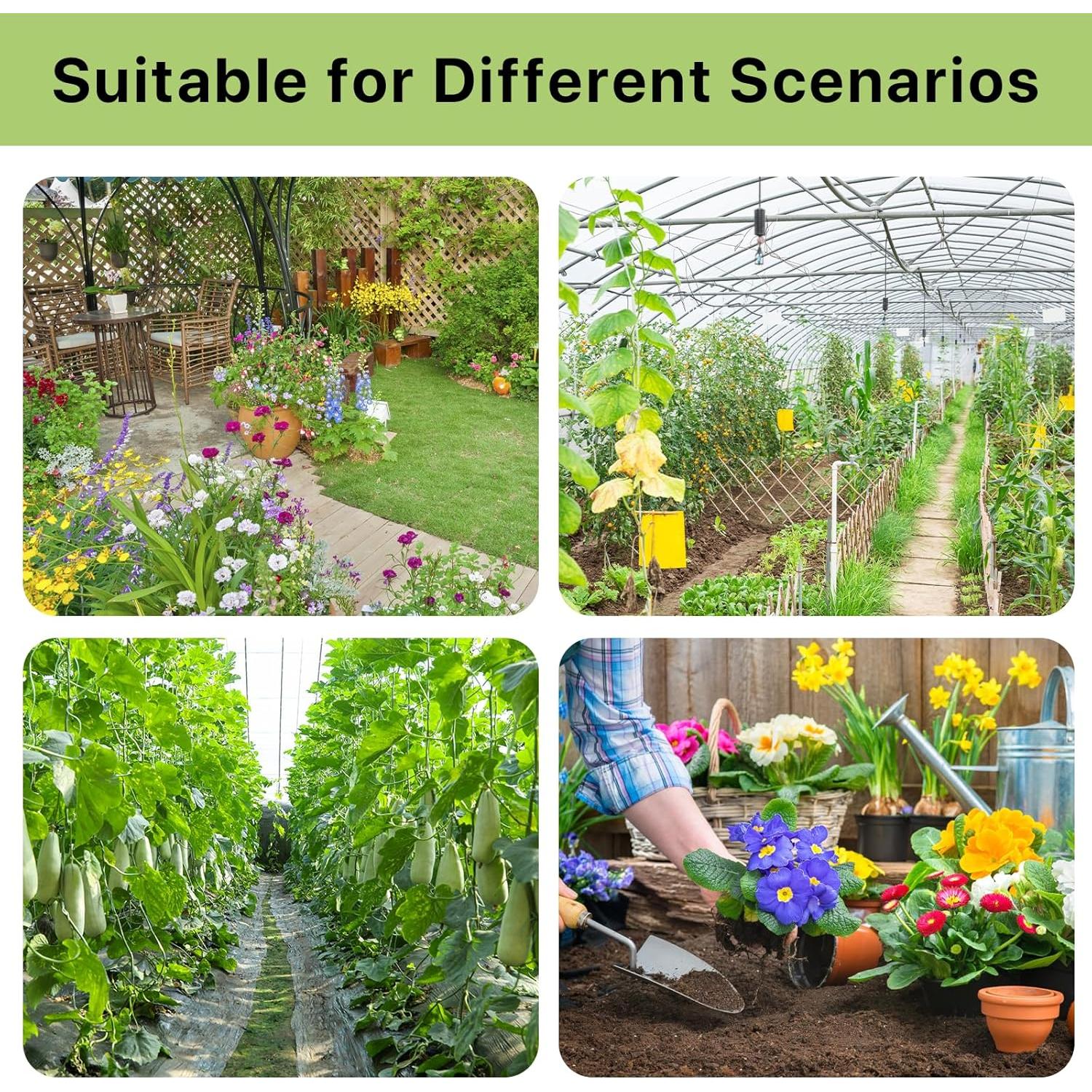 Sistema de Riego por Goteo Vatony 128FT con Conectores Rápidos