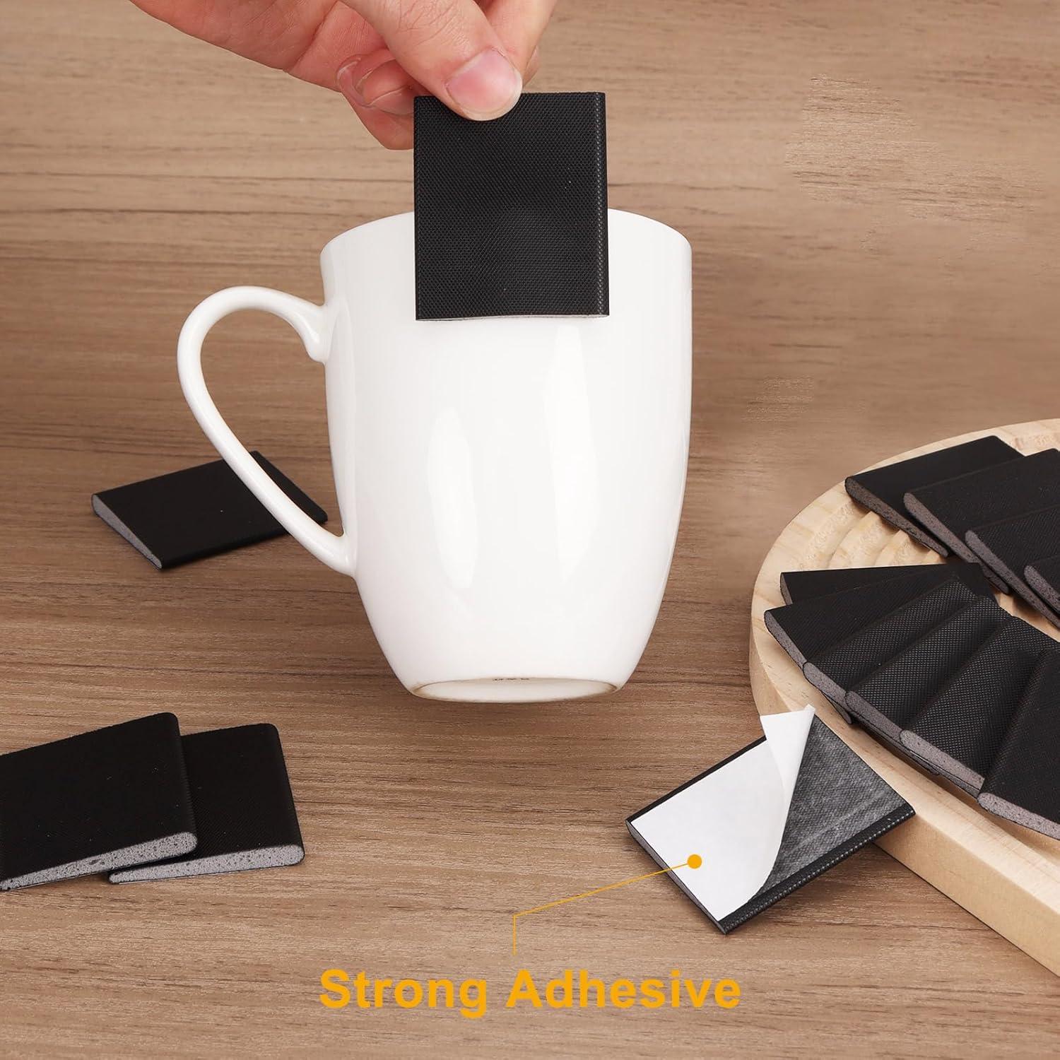 24 Selladores de Esquinas para Puertas AUGHOA - Negro