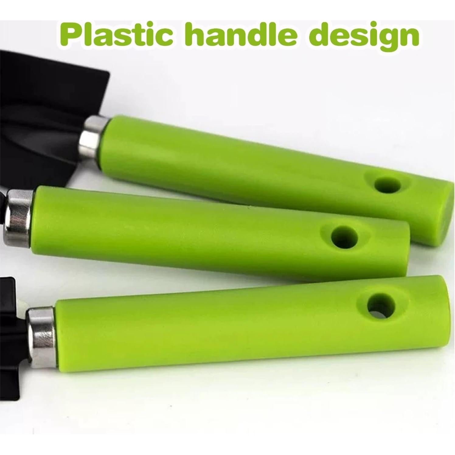 Juego de Herramientas de Jardín HAIUWOER 3 Piezas Verde