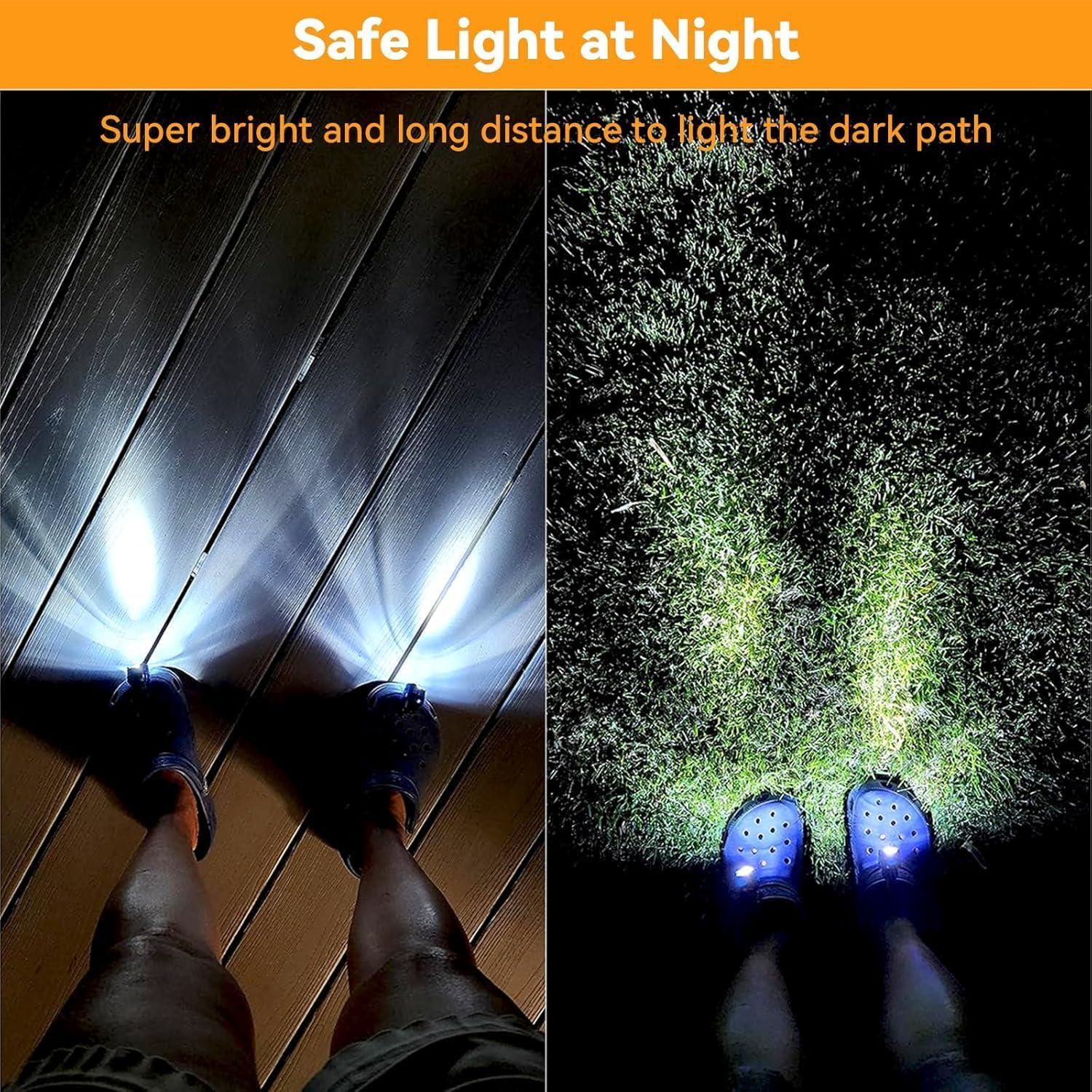 Linterna LED Recargable HalfofLife para Crocs 2 Pcs