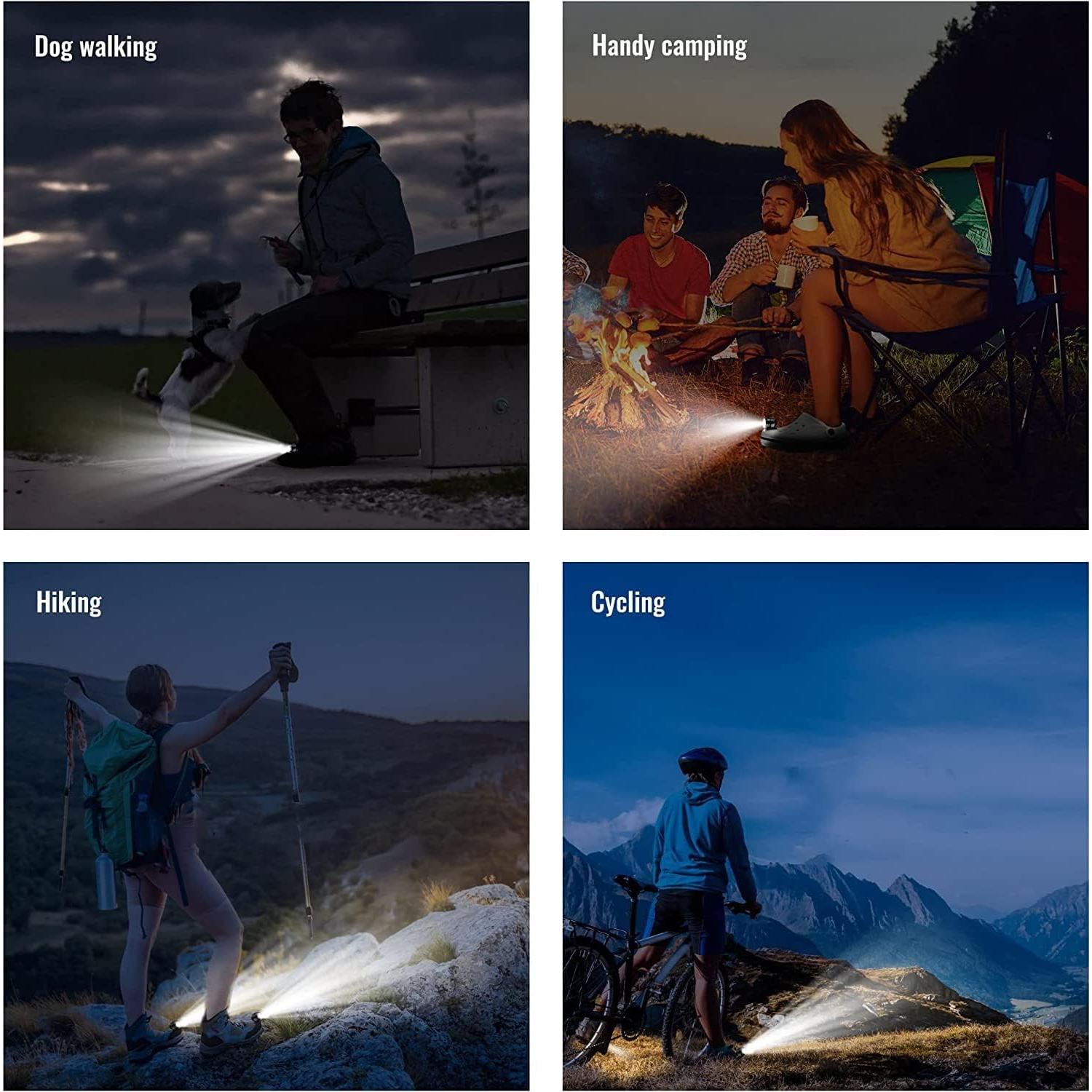 Linterna LED Recargable HalfofLife para Crocs 2 Pcs