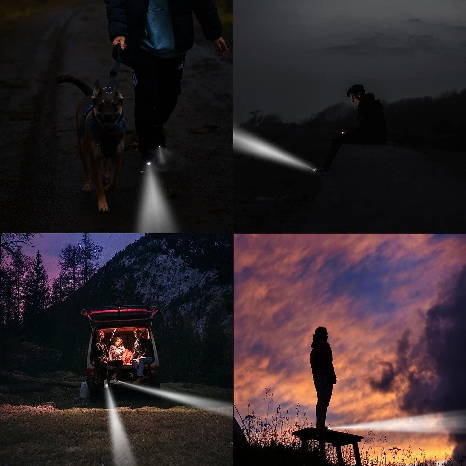 Linterna LED Recargable HalfofLife para Crocs 2 Pcs