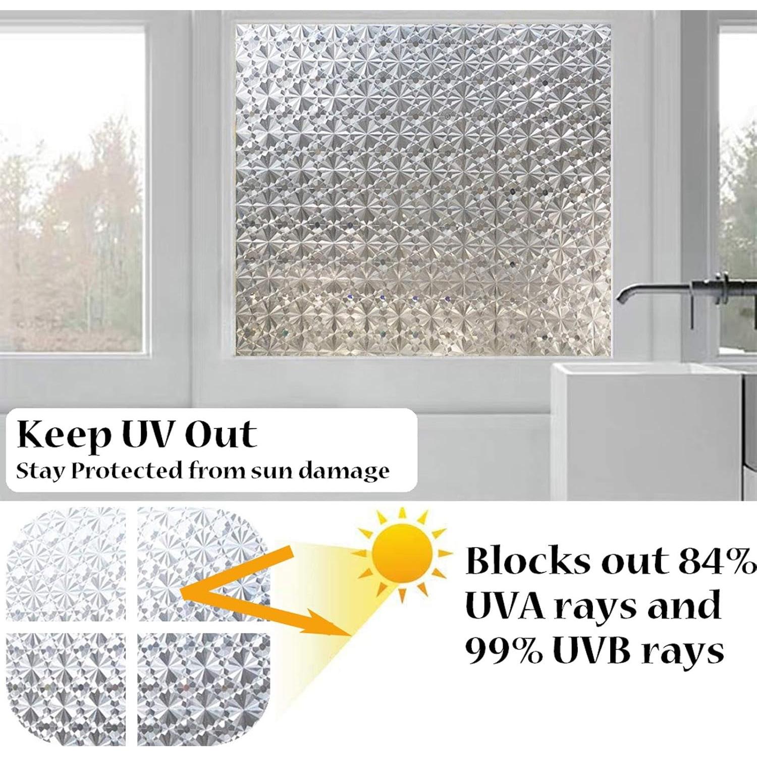 Película de Privacidad para Ventanas lsrrret 44.5x200 cm