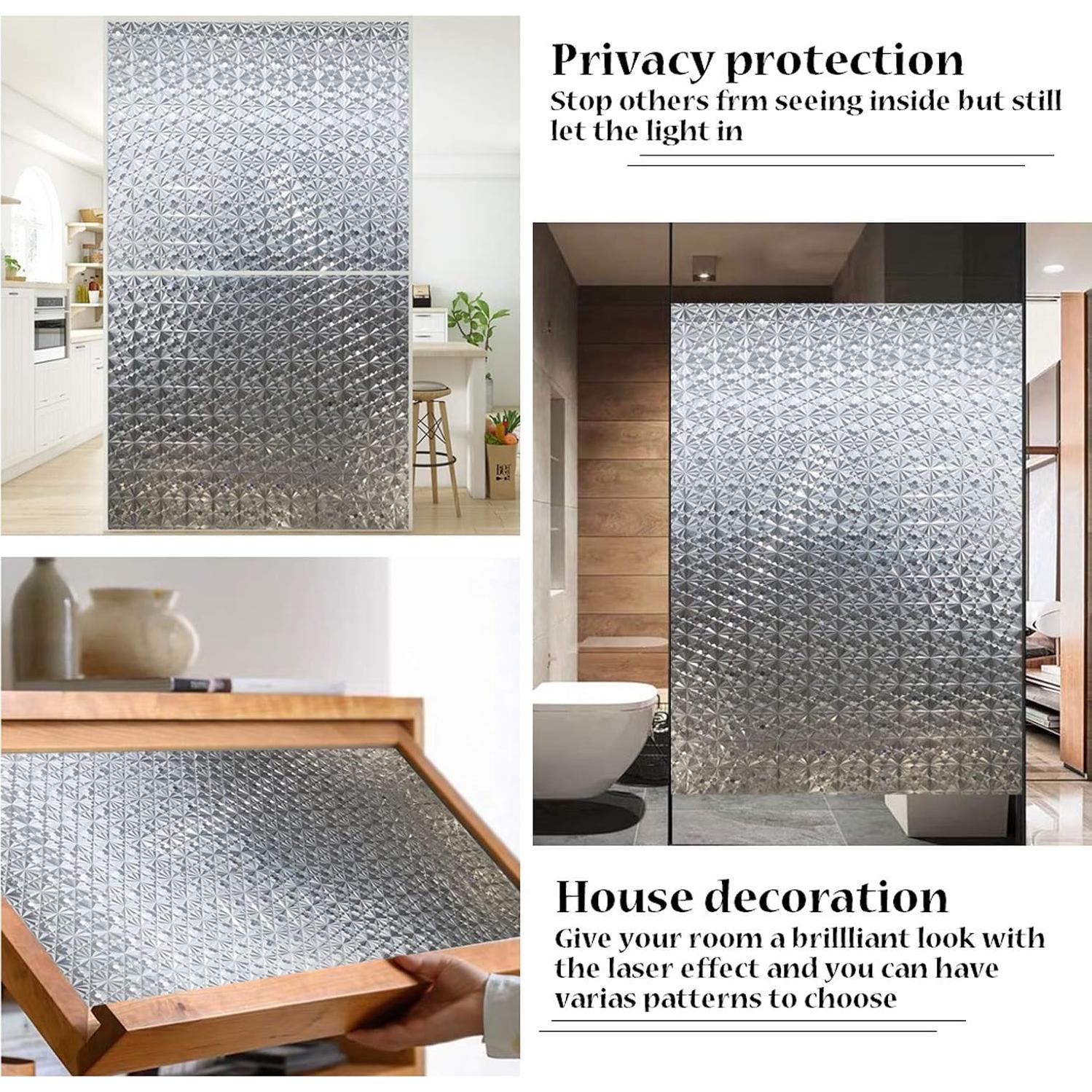 Película de Privacidad para Ventanas lsrrret 44.5x200 cm