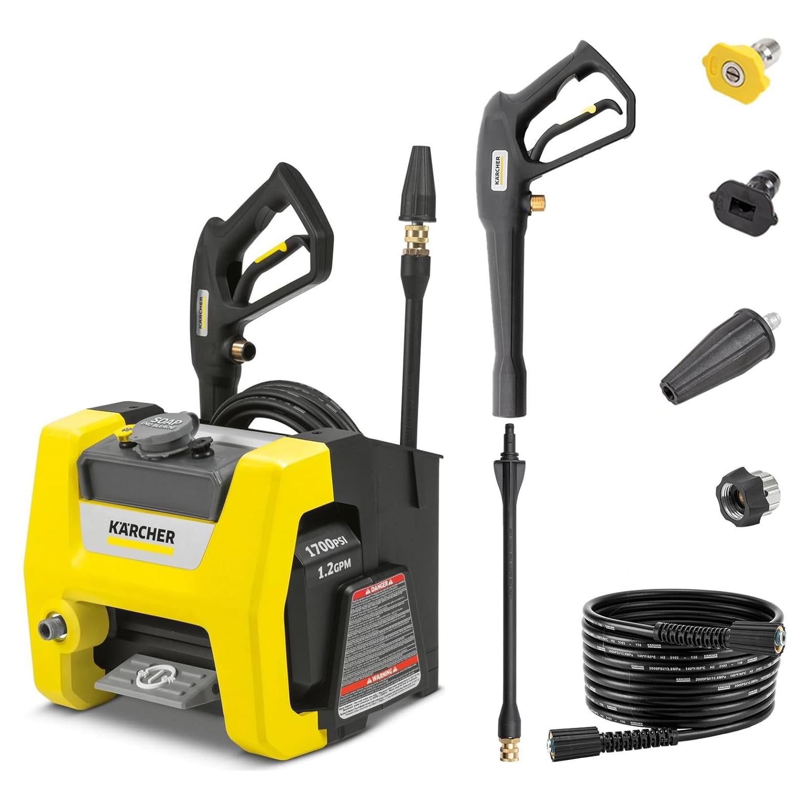 Limpiadora a Presión K1700 Cube Kärcher 1700 PSI 1.1L