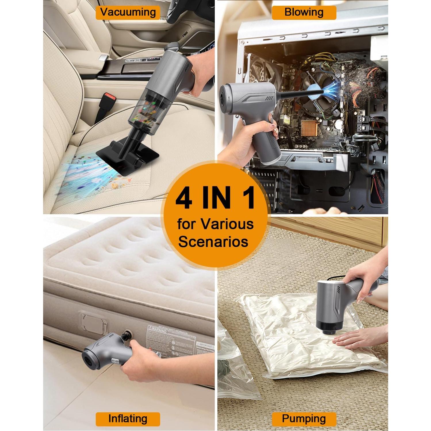 Aspiradora de Mano Inalámbrica SUPRBIRD SP-XCQ 20000PA 100W