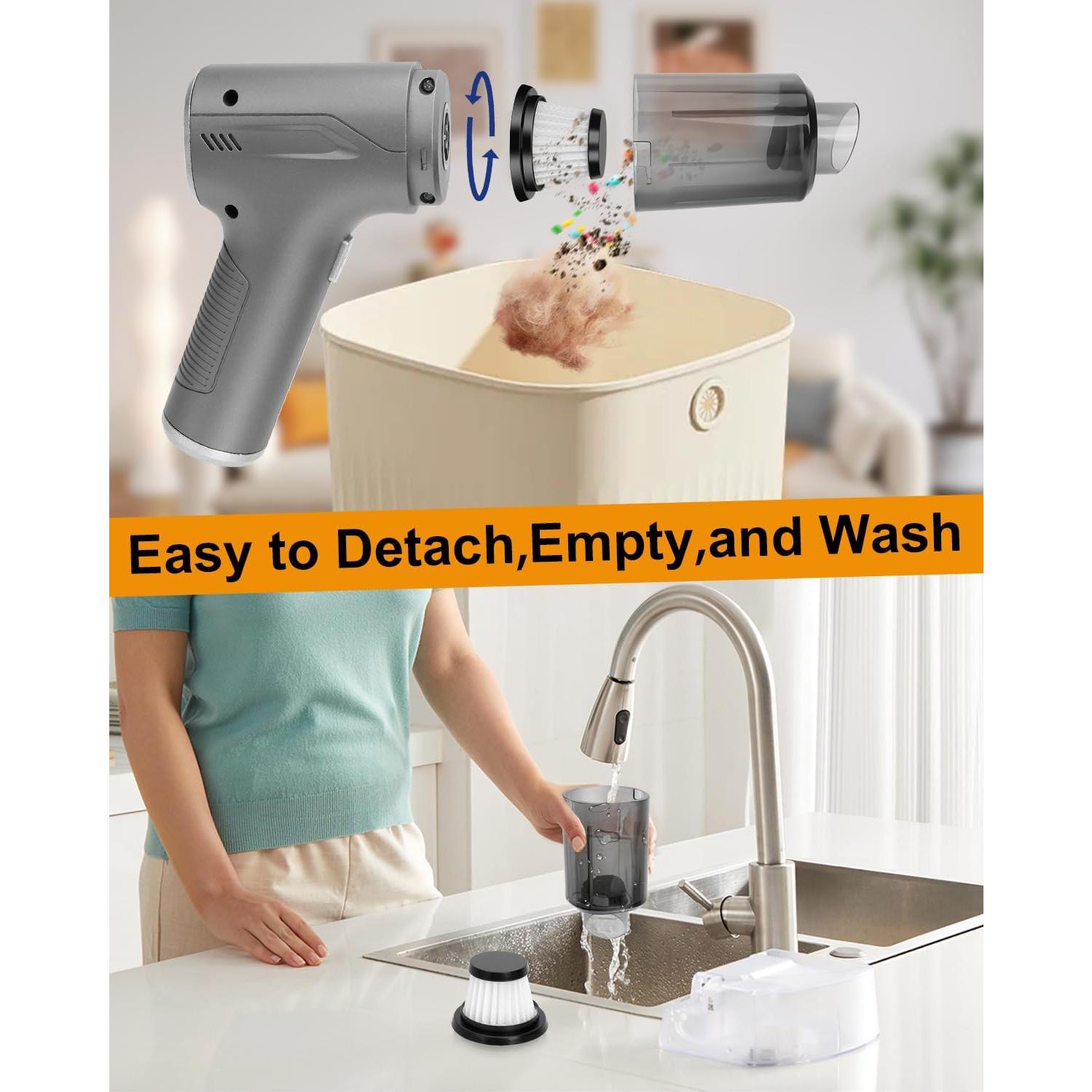 Aspiradora de Mano Inalámbrica SUPRBIRD SP-XCQ 20000PA 100W