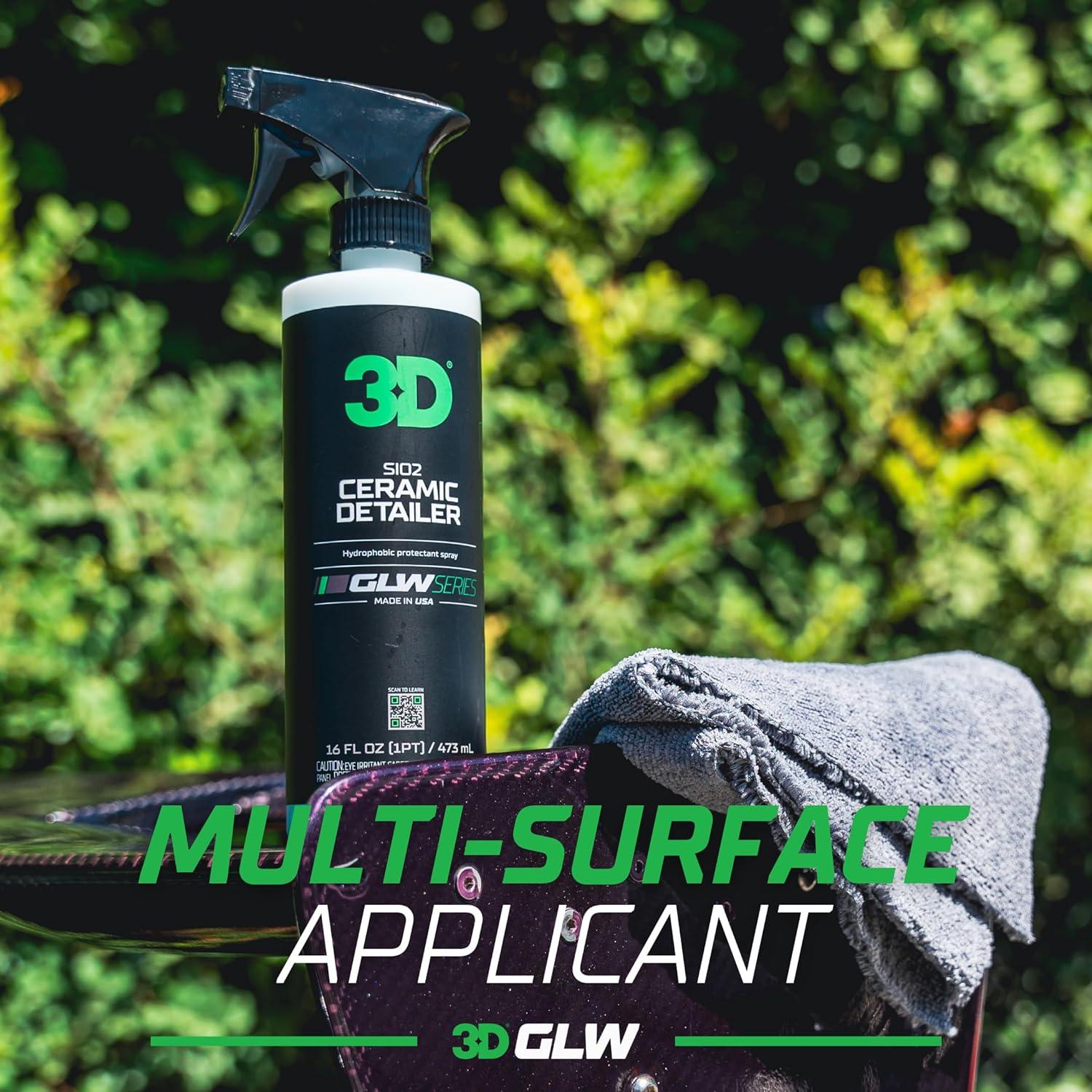 Detallador Cerámico 3D GLW 473 ml | Acabado Brillante Hidrofóbico