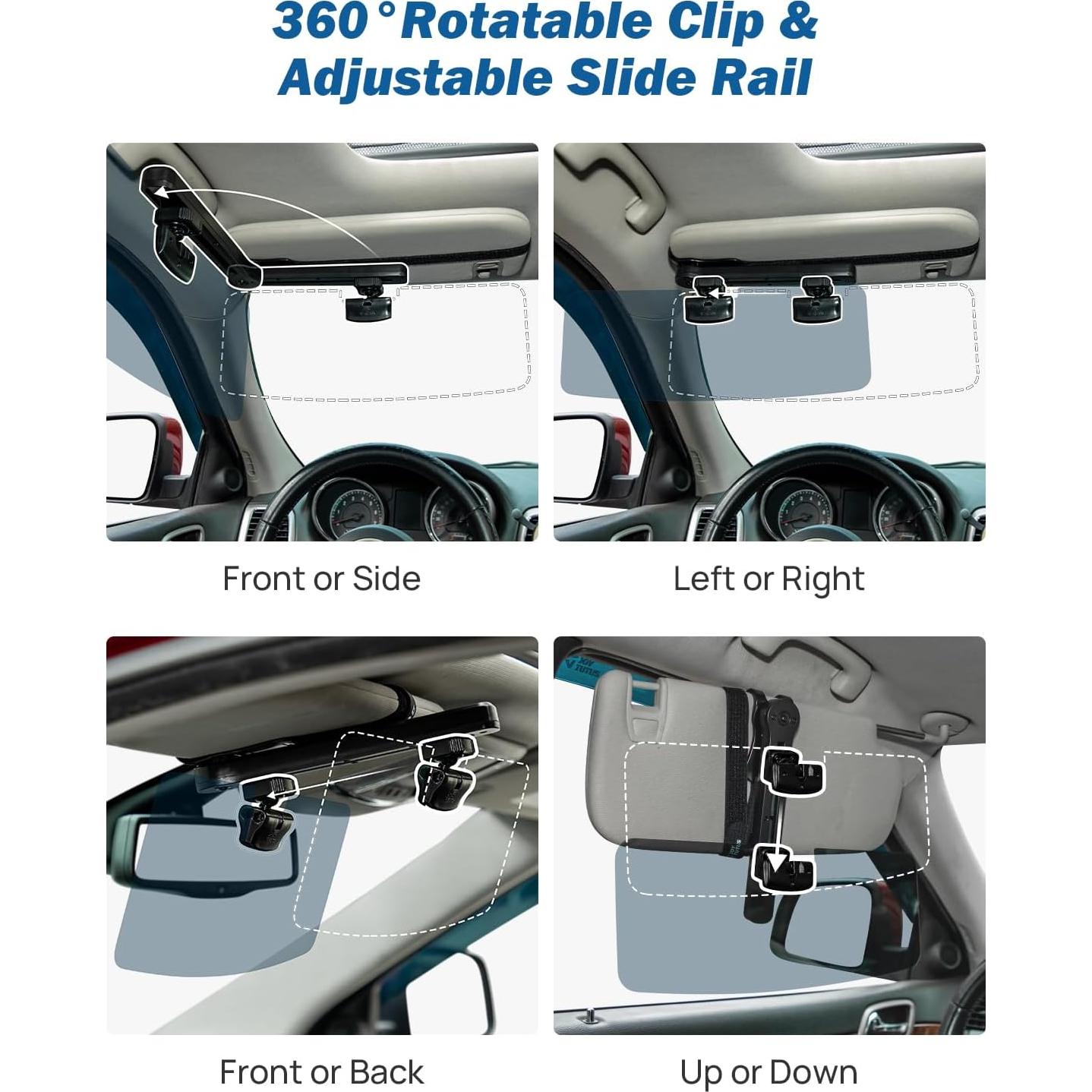 Extensor de Visera Solar JOYTUTUS A1916-04301 2 Pack Ajustable