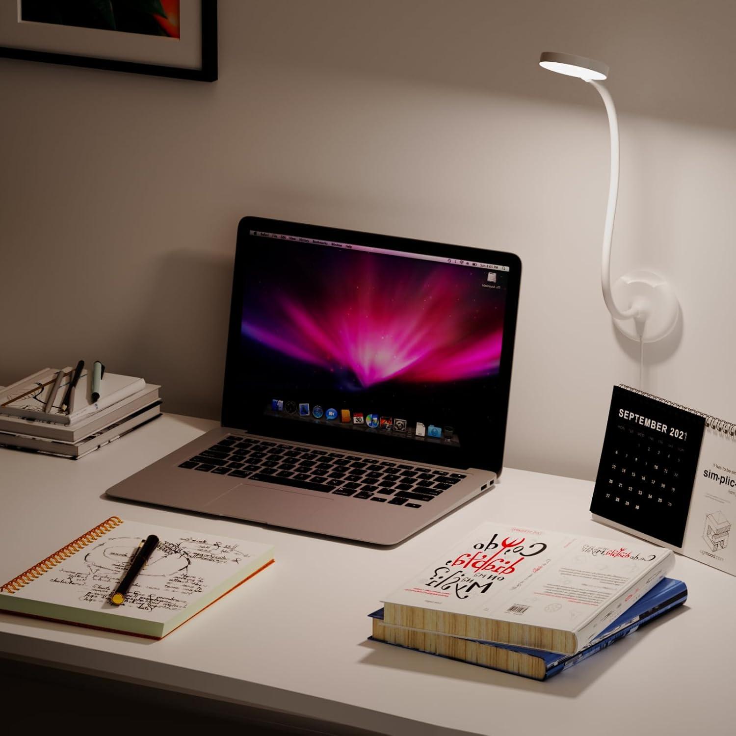 Luz de Lectura LED Montada en Pared ENUOTEK, 4 Niveles Brillo, 3 Colores