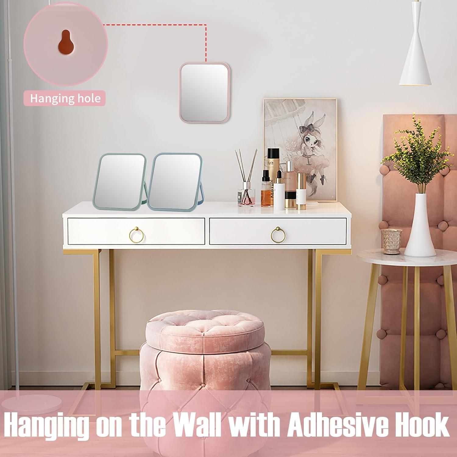 Espejo Magnético Portátil Tooackl 17.3x14.2cm Azul Macaron