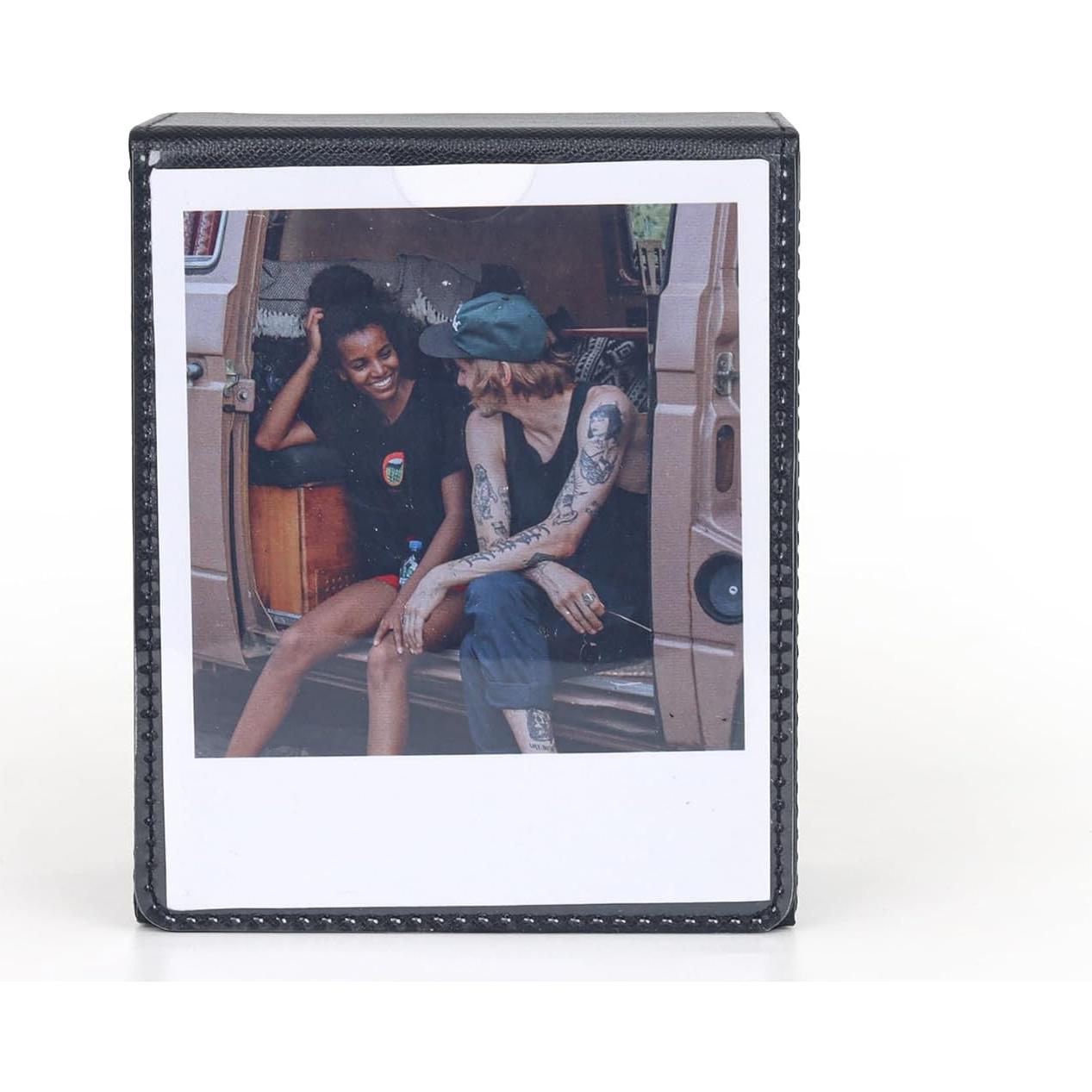 Caja de Almacenamiento para Fotos Leonuliy - Negro, 50 Fotos