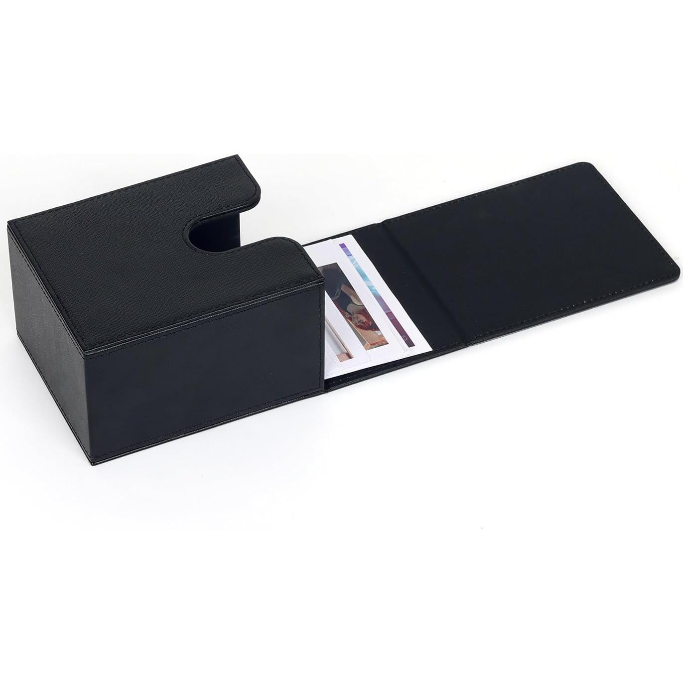 Caja de Almacenamiento para Fotos Leonuliy - Negro, 50 Fotos