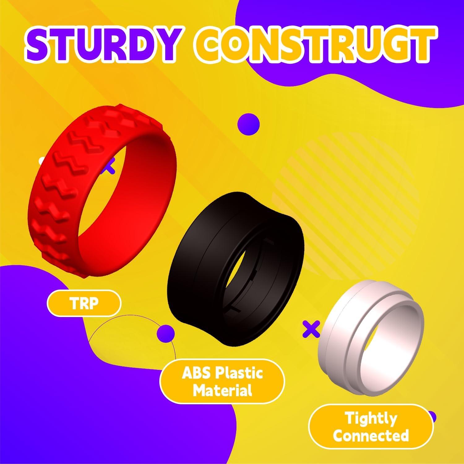 Anillos Sensoriales Antiestrés RBQXNW 12 Piezas para Niños